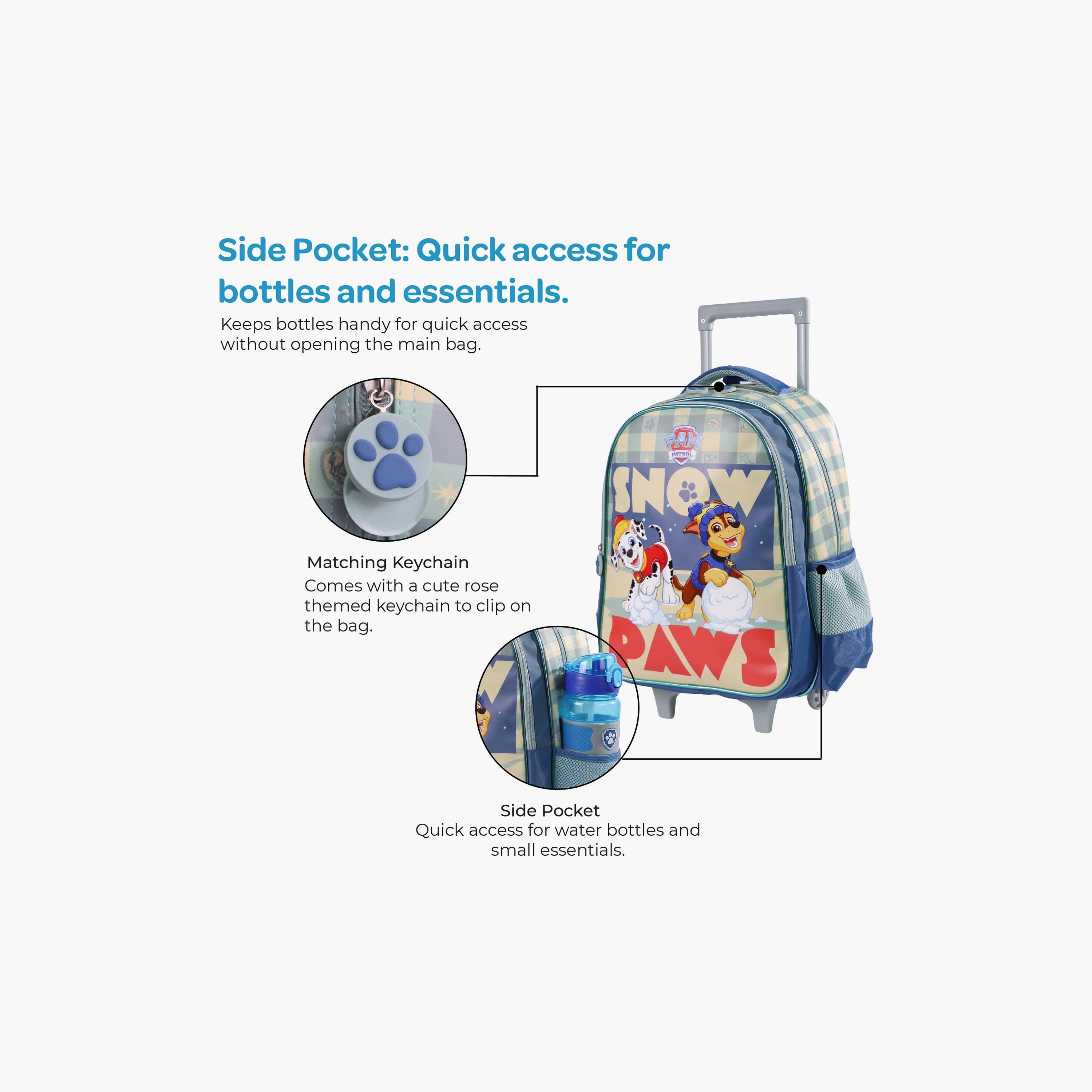Moon Paw Patrol Snow Paw Trolley Backpack with Lunch Bag & Pencil Case - 16 Inch-school-bagsandbackpacks-trolleybags-image-7