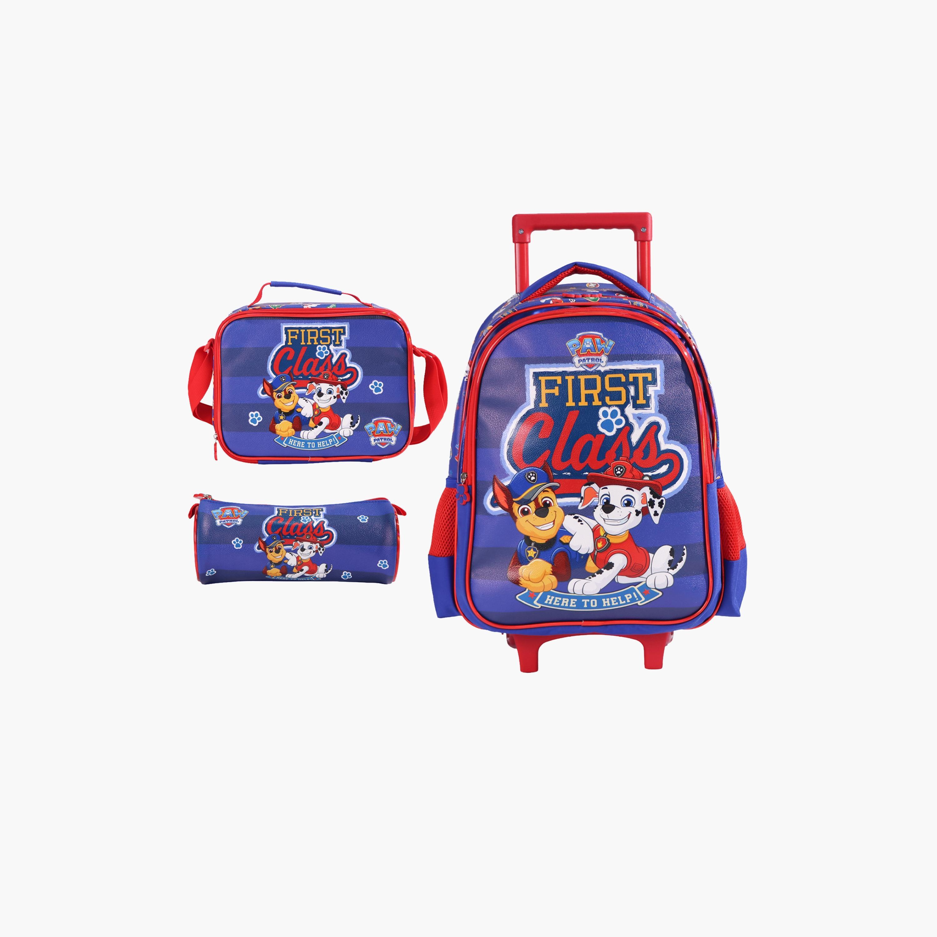 Moon Paw Patrol First Class Trolley Backpack with Lunch Bag & Pencil Case - 16 Inch-school-bagsandbackpacks-trolleybags-image-1