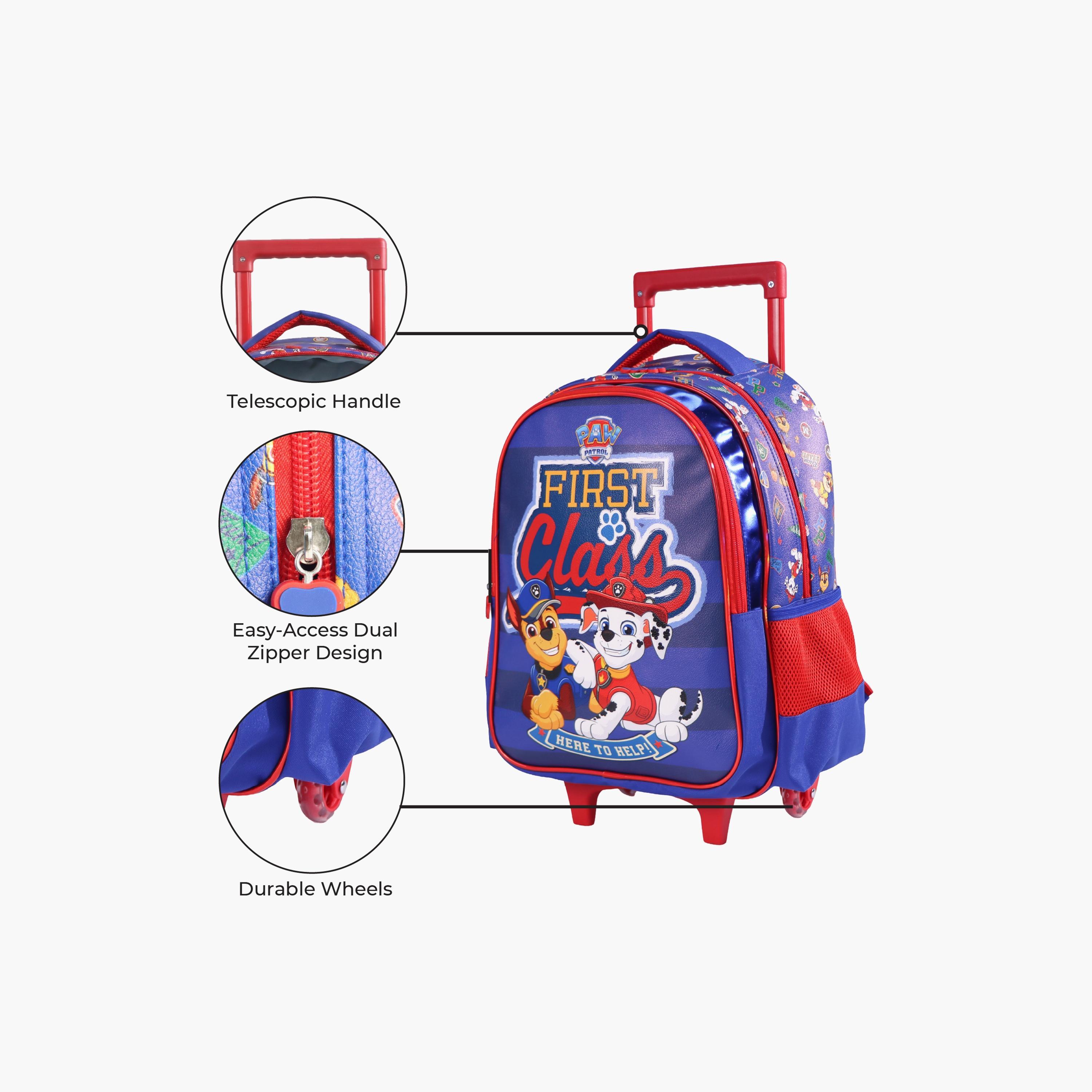 Moon Paw Patrol First Class Trolley Backpack with Lunch Bag & Pencil Case - 16 Inch-school-bagsandbackpacks-trolleybags-image-2