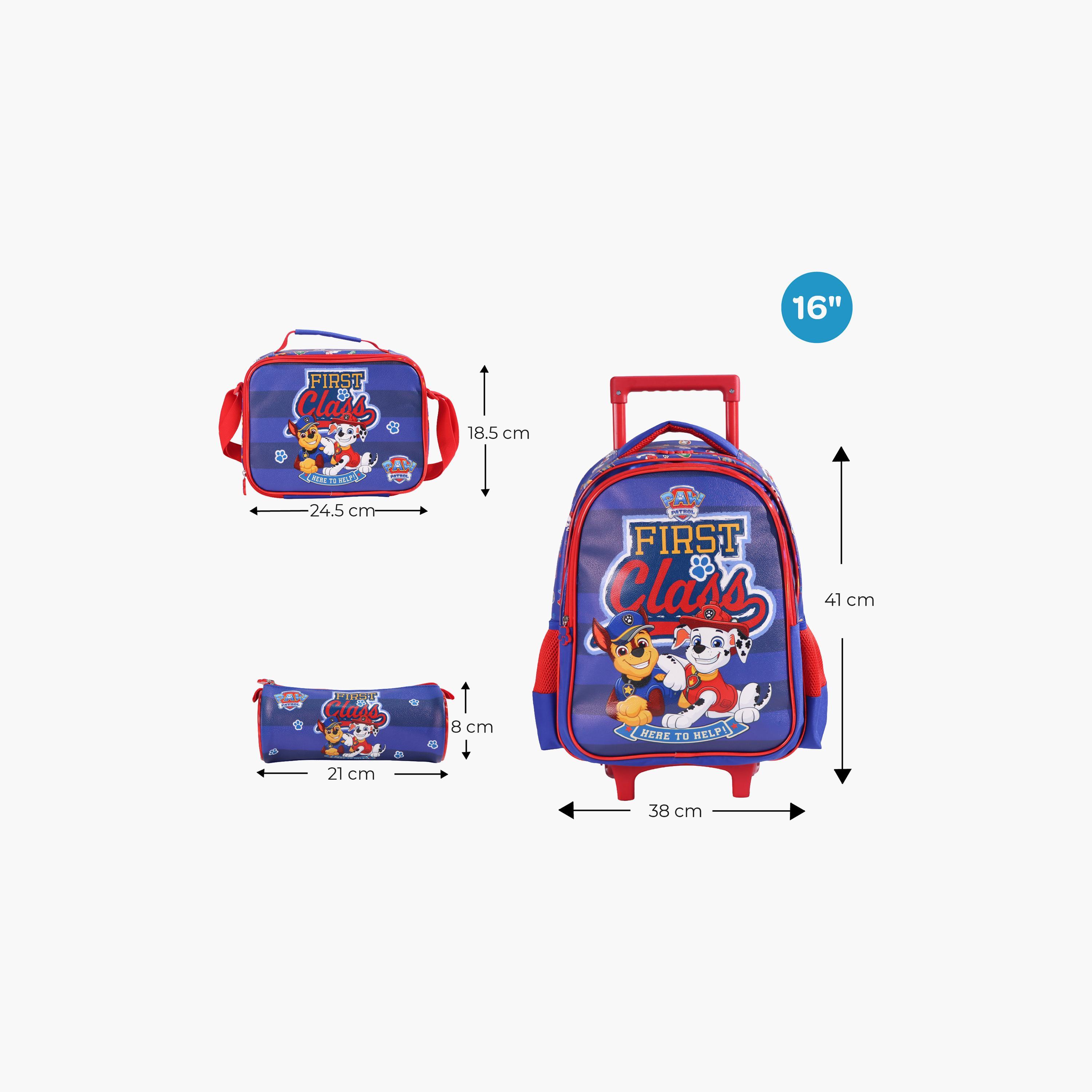 Moon Paw Patrol First Class Trolley Backpack with Lunch Bag & Pencil Case - 16 Inch-school-bagsandbackpacks-trolleybags-image-4