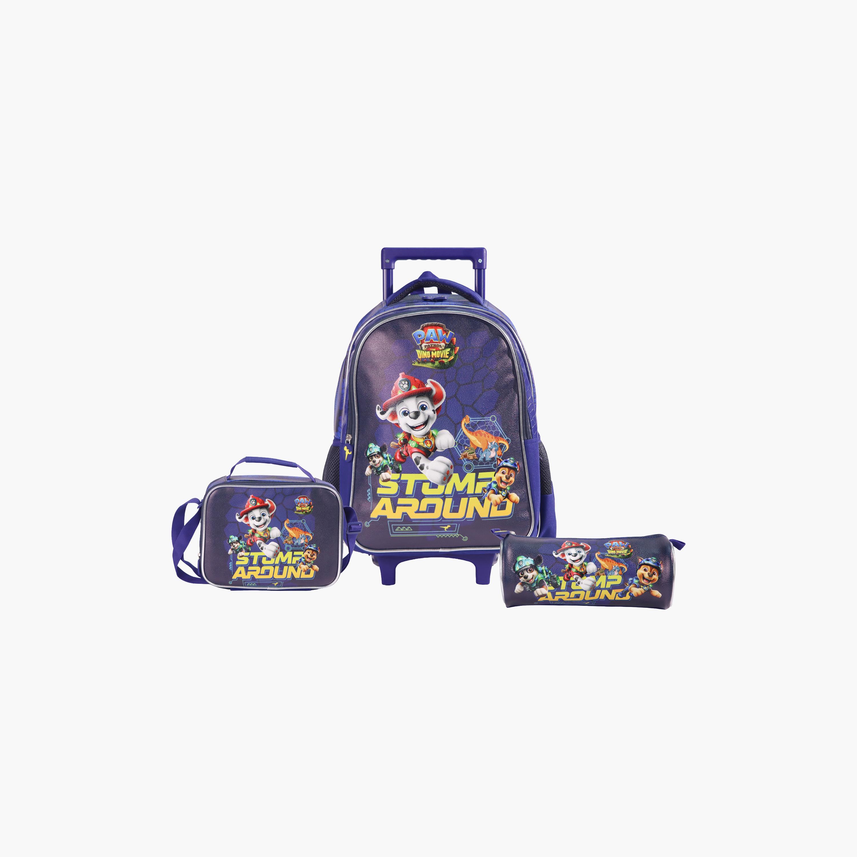 Moon Paw Patrol Trolley Backpack with Lunch Bag & Pencil Case - 16 Inch-school-bagsandbackpacks-trolleybags-image-3