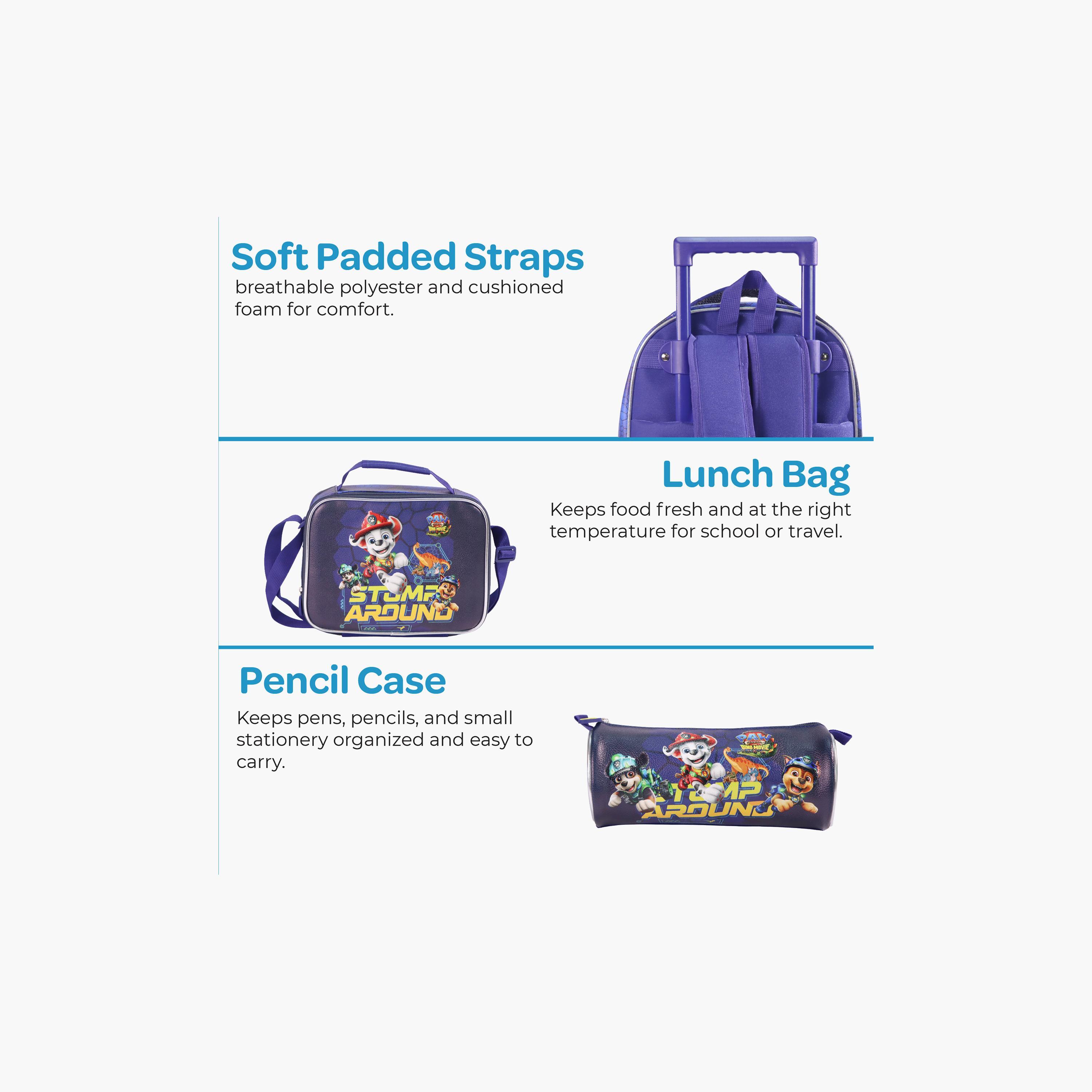 Moon Paw Patrol Trolley Backpack with Lunch Bag & Pencil Case - 16 Inch-school-bagsandbackpacks-trolleybags-image-8
