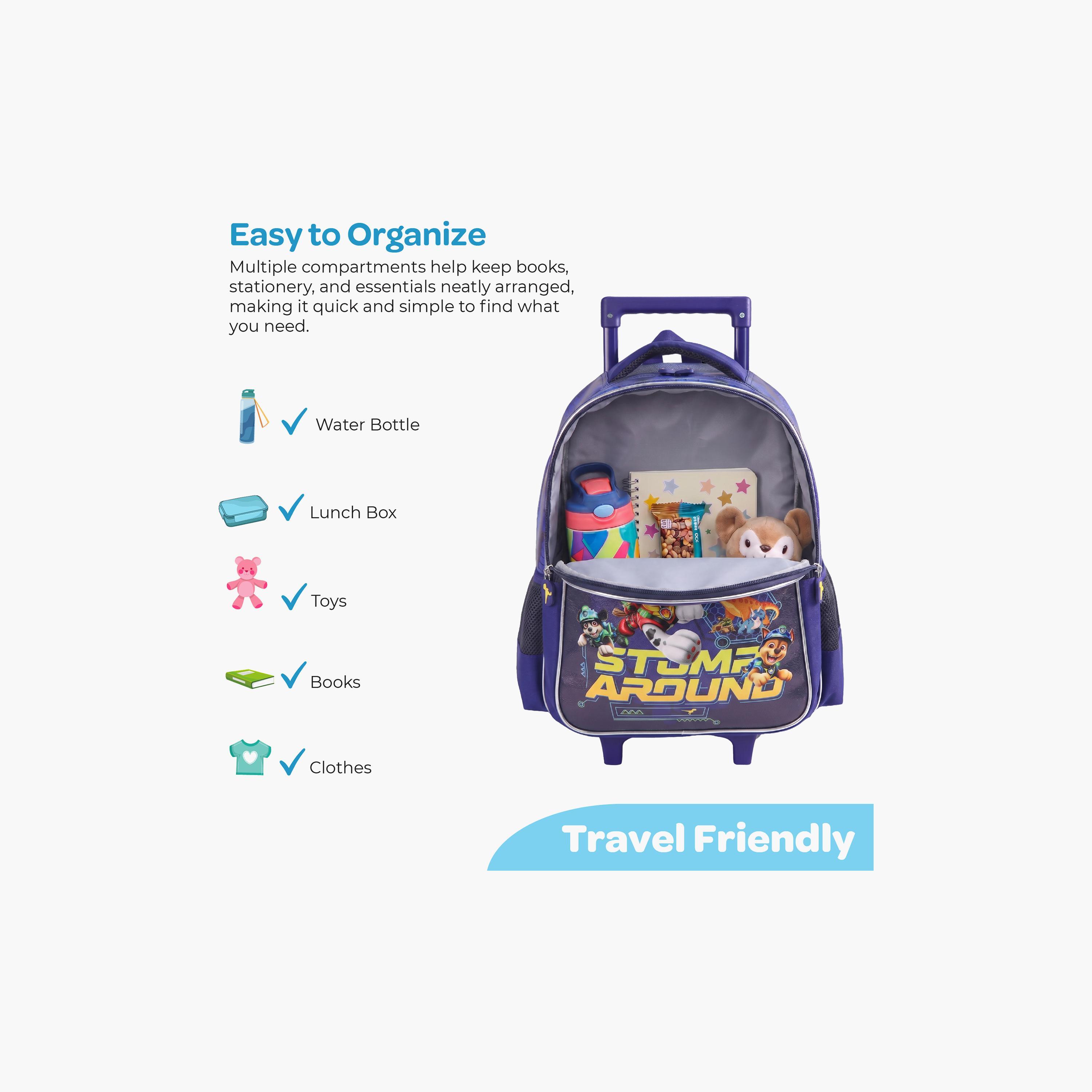 Moon Paw Patrol Trolley Backpack with Lunch Bag & Pencil Case - 16 Inch-school-bagsandbackpacks-trolleybags-image-9