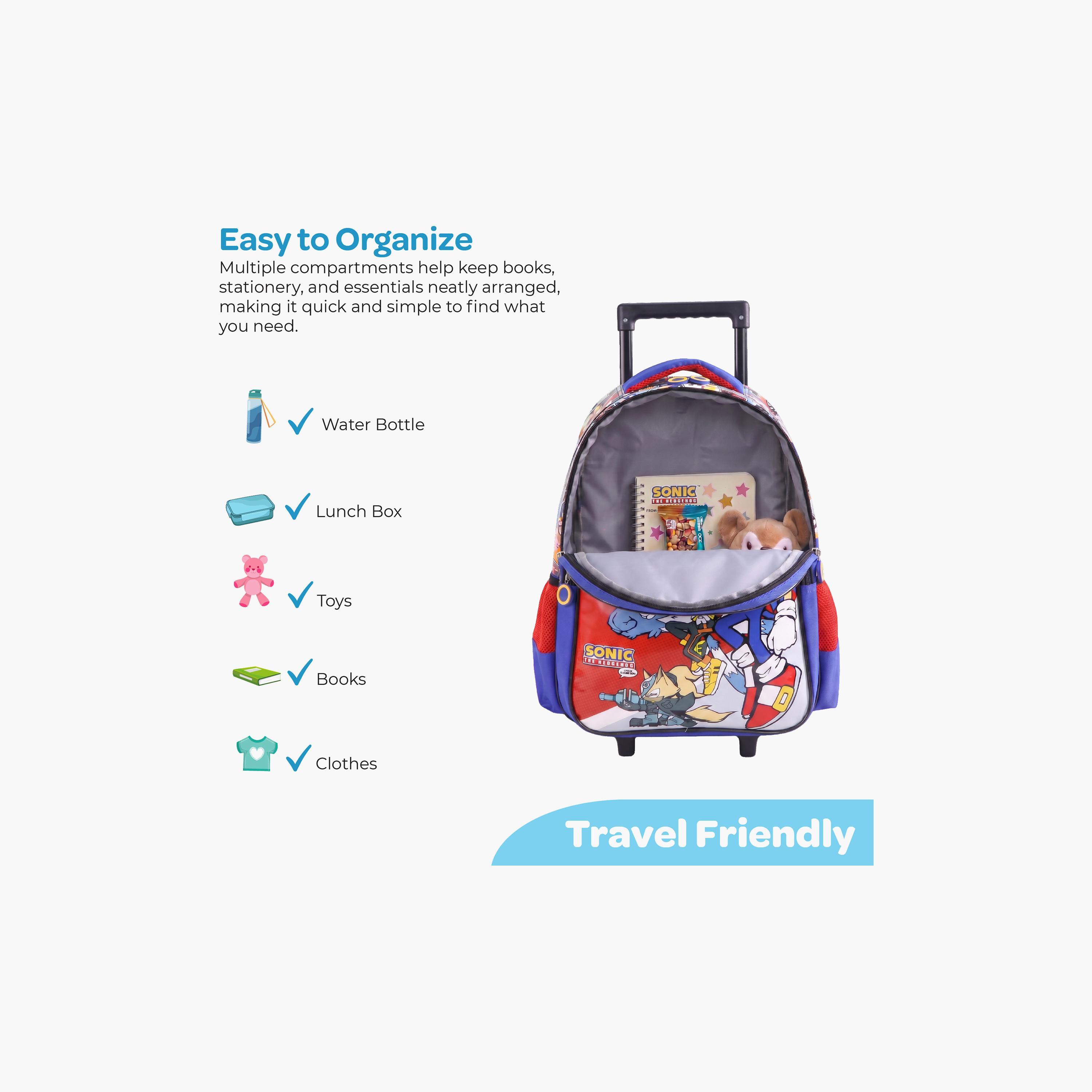 Moon Sonic Trolley Backpack with Lunch Bag & Pencil Case - 16 Inch-school-bagsandbackpacks-trolleybags-image-10