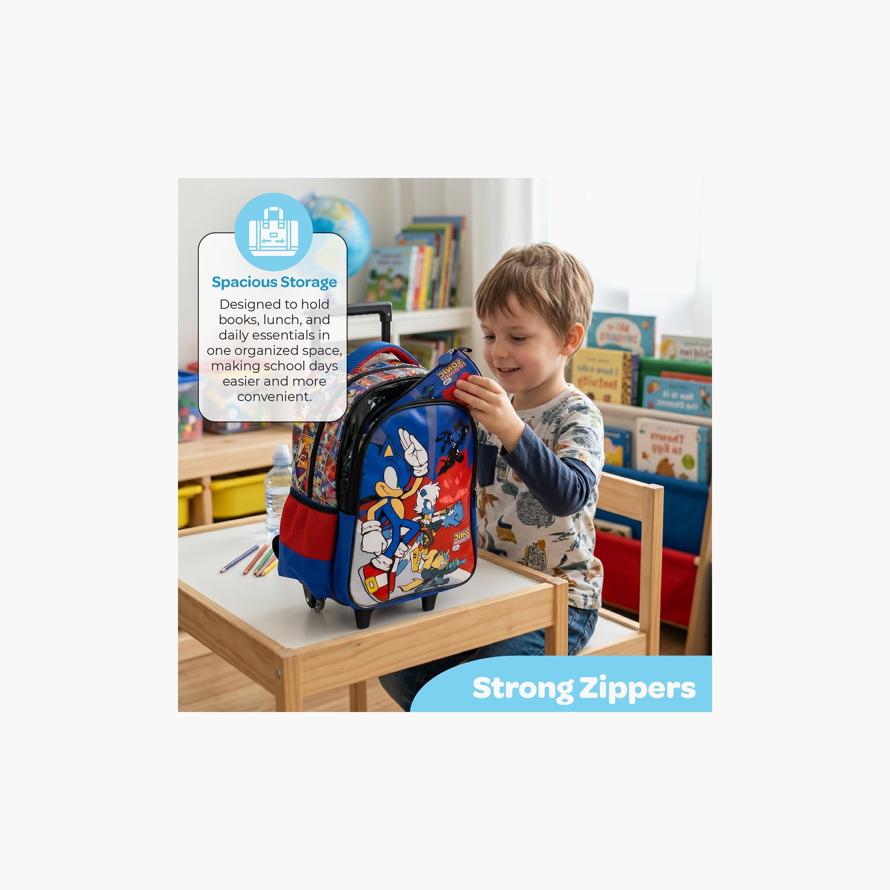 Moon Sonic Trolley Backpack with Lunch Bag & Pencil Case - 16 Inch-school-bagsandbackpacks-trolleybags-image-8