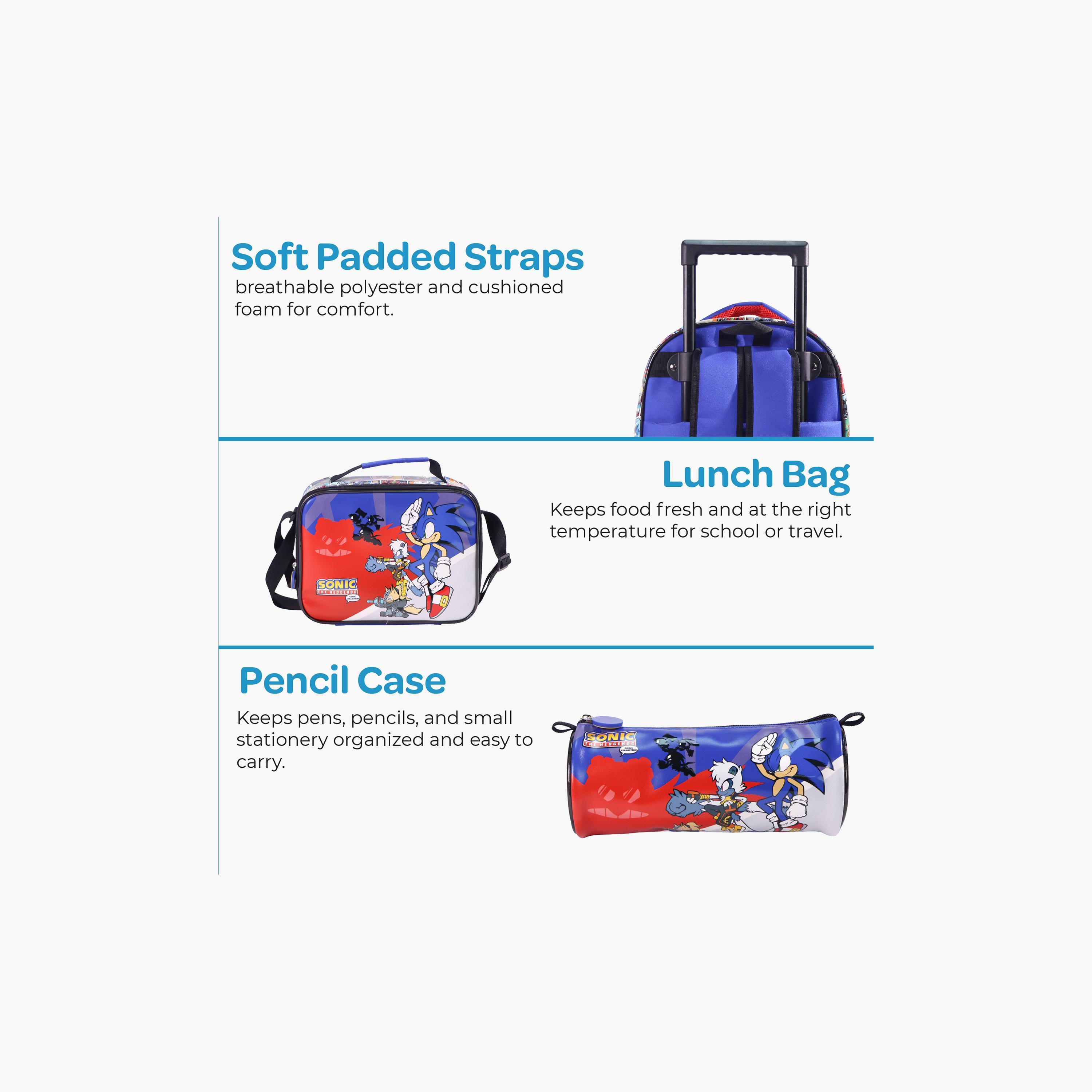 Moon Sonic Trolley Backpack with Lunch Bag & Pencil Case - 16 Inch-school-bagsandbackpacks-trolleybags-image-9