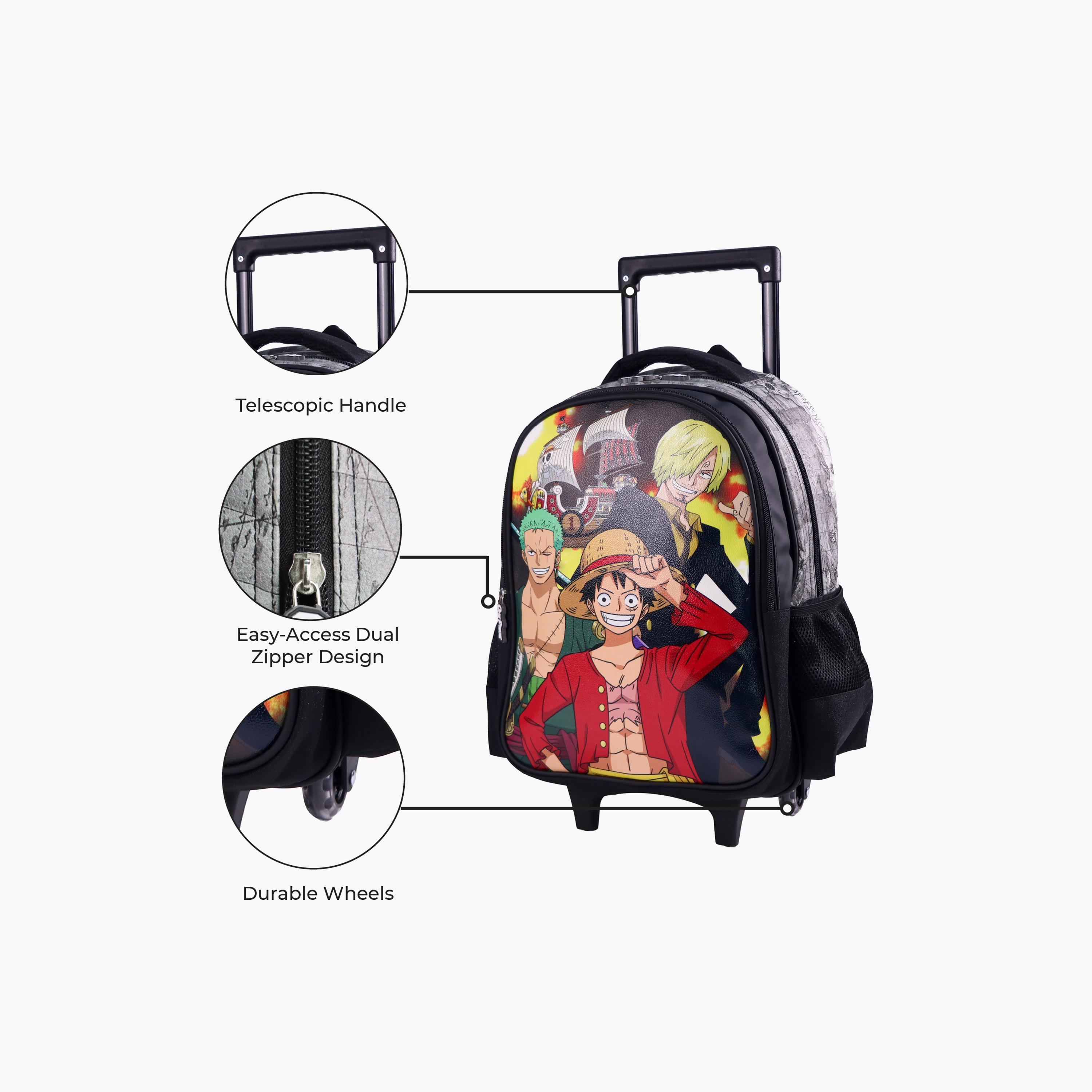 Moon One Piece Trolley Backpack with Lunch Bag & Pencil Case - 16 Inch-school-bagsandbackpacks-trolleybags-image-2