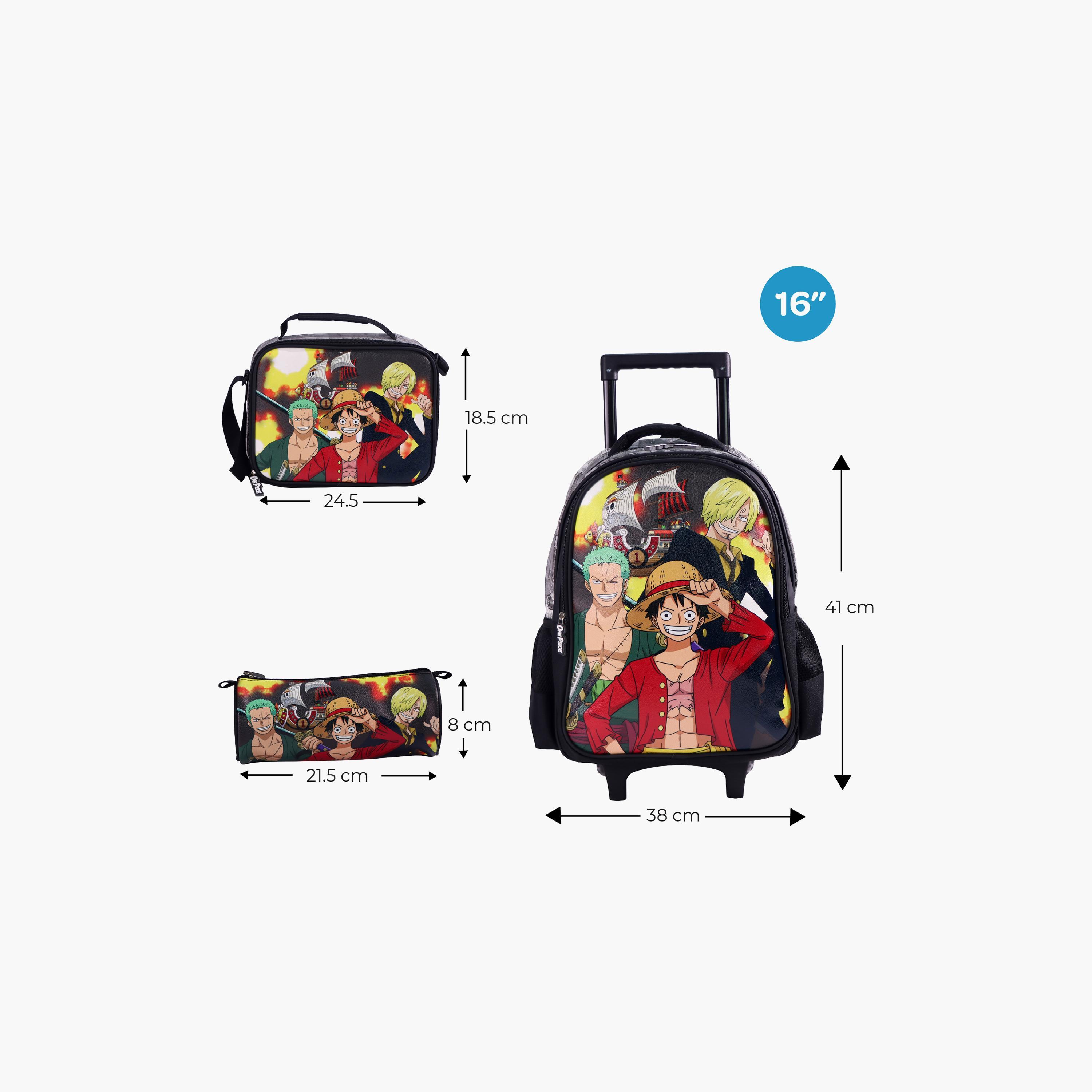 Moon One Piece Trolley Backpack with Lunch Bag & Pencil Case - 16 Inch-school-bagsandbackpacks-trolleybags-image-3