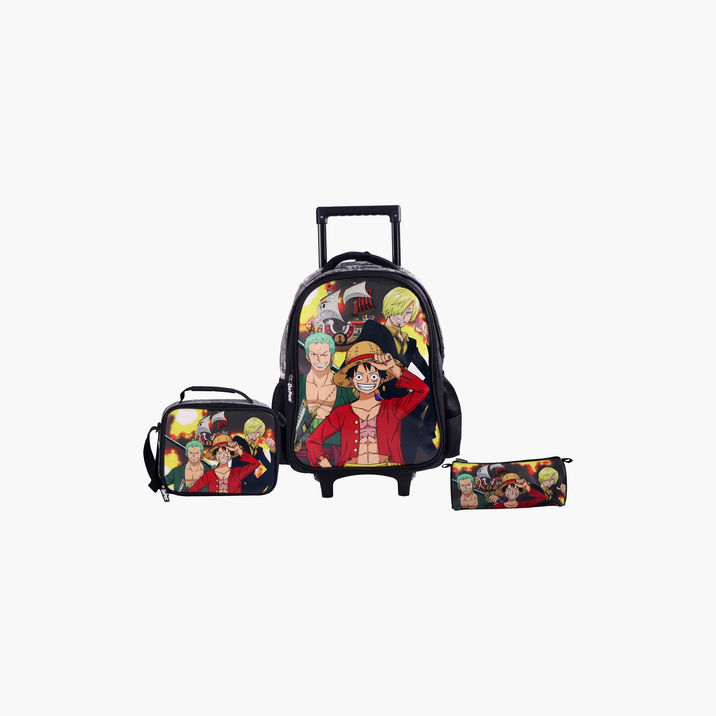 Moon One Piece Trolley Backpack with Lunch Bag & Pencil Case - 16 Inch-school-bagsandbackpacks-trolleybags-image-4