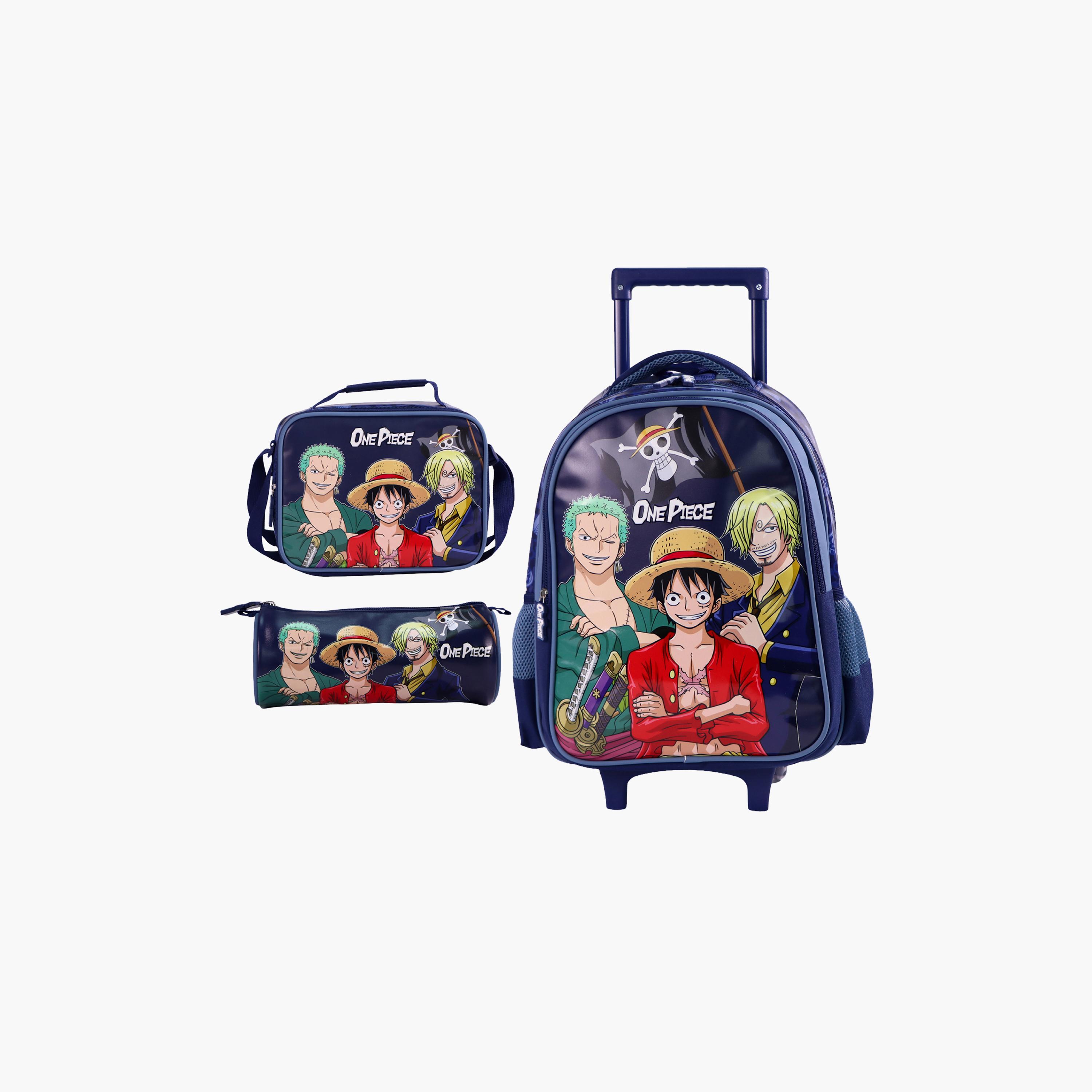 Moon One Piece Trolley Backpack with Lunch Bag & Pencil Case - 16 Inch-school-bagsandbackpacks-trolleybags-image-1