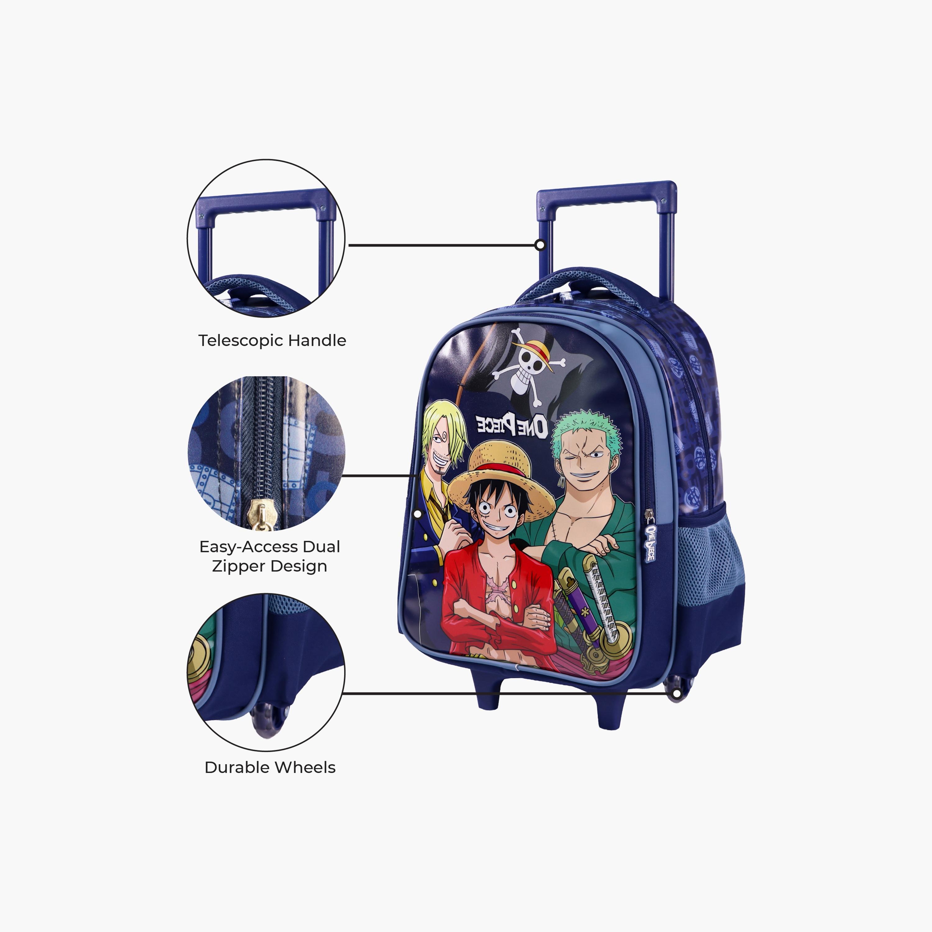 Moon One Piece Trolley Backpack with Lunch Bag & Pencil Case - 16 Inch-school-bagsandbackpacks-trolleybags-image-2
