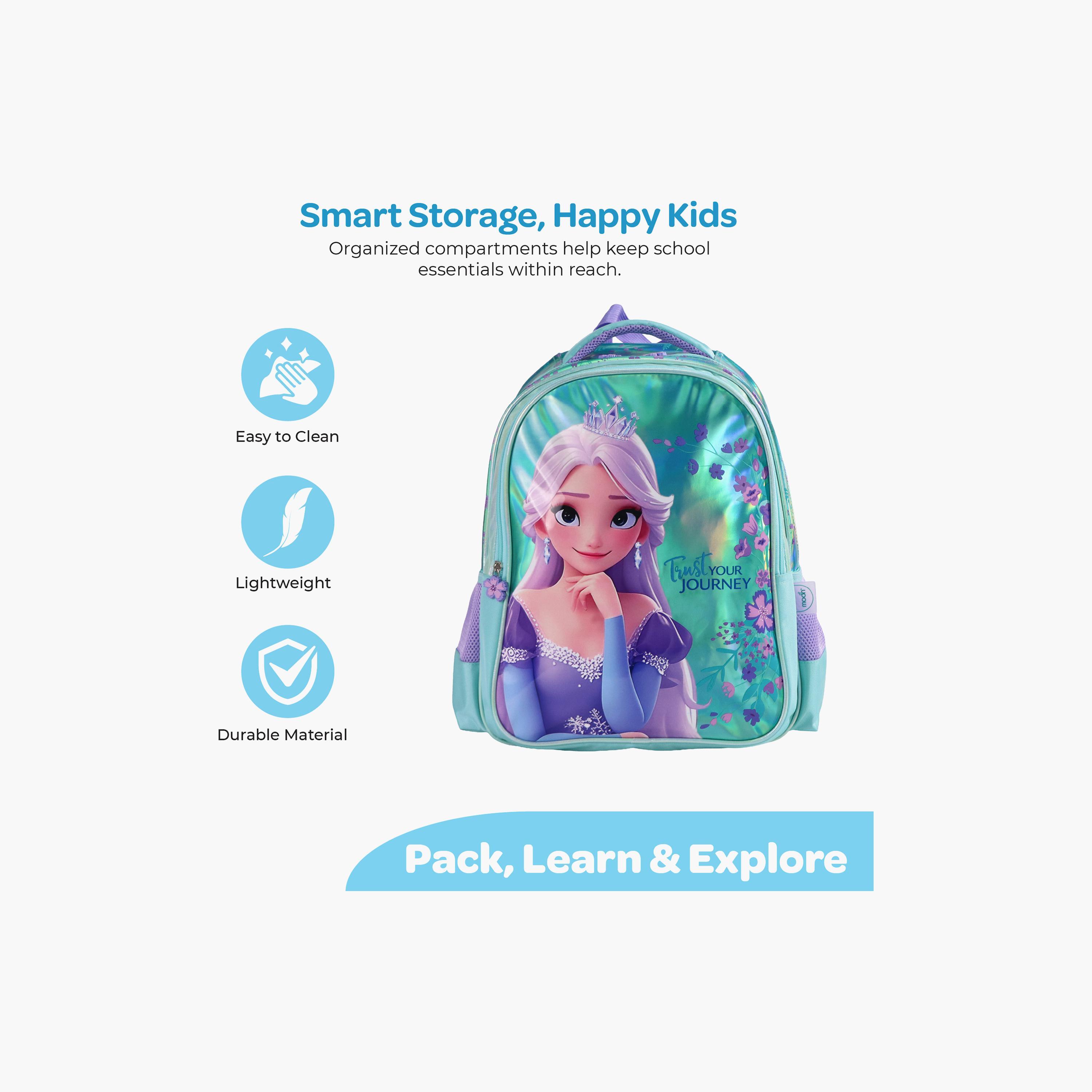 Moon Elsa School Bag with Lunch Bag & Pencil Case - 16 Inch-school-bagsandbackpacks-sets-image-5