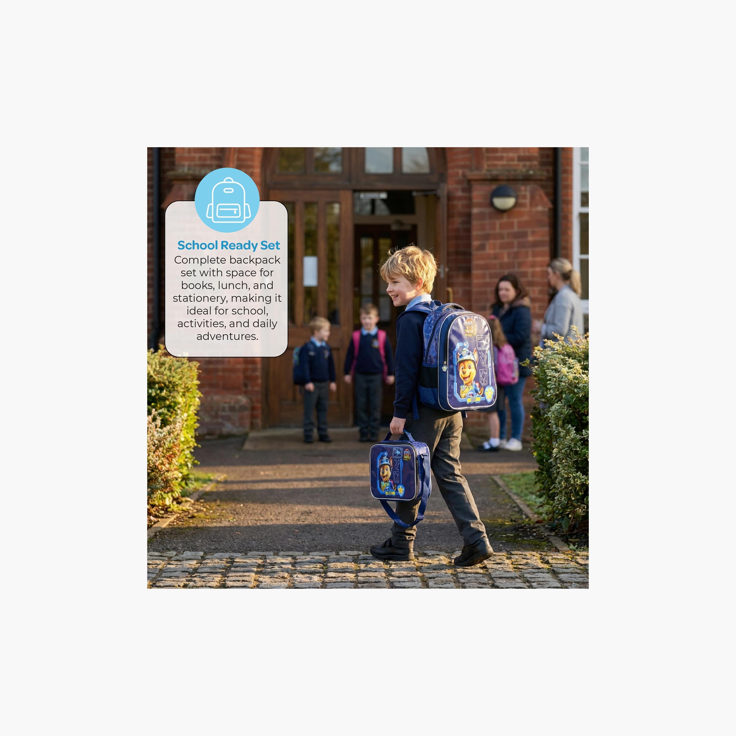 Moon Paw Patrol School Bag with Lunch Bag & Pencil Case - 16 Inch-school-bagsandbackpacks-sets-image-10