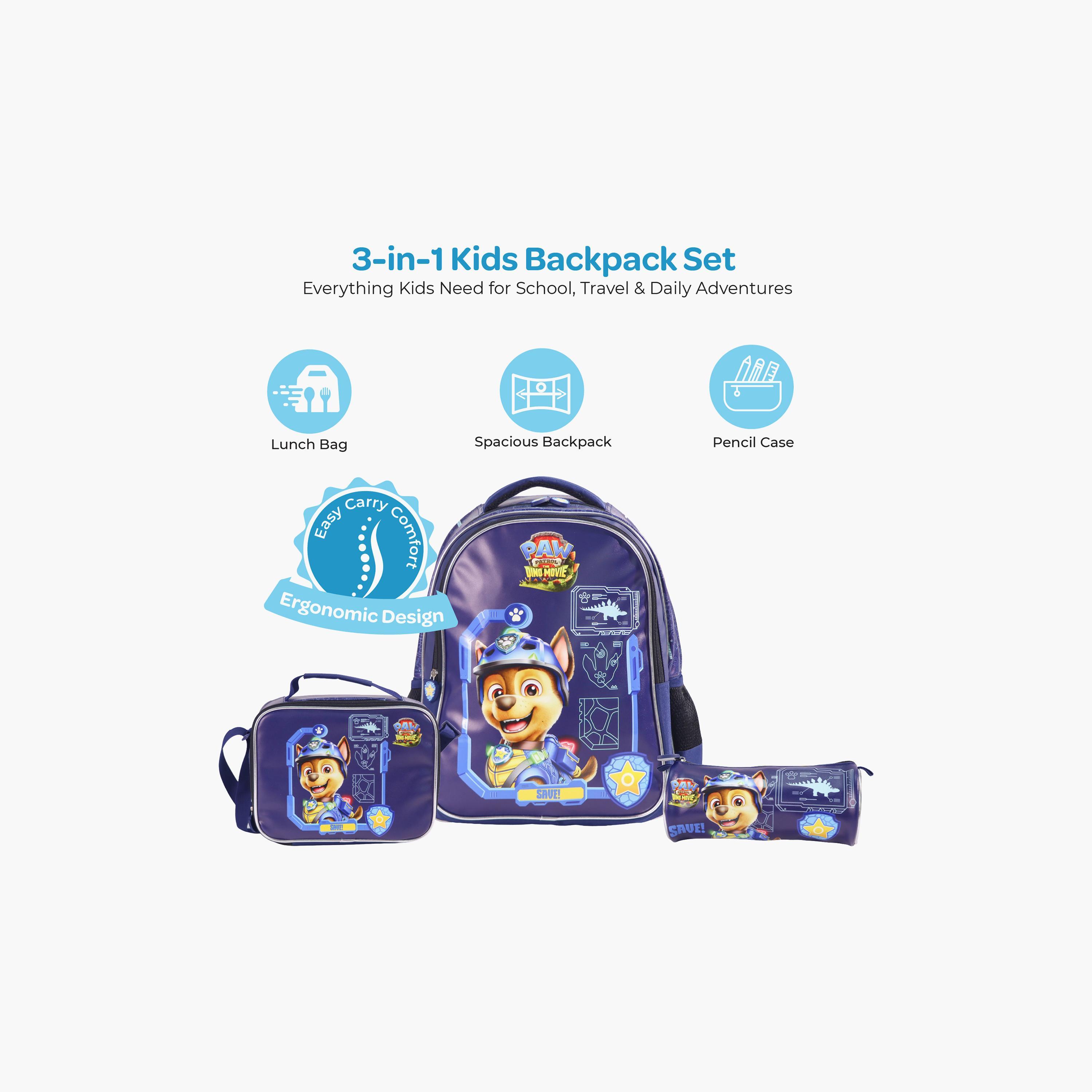 Moon Paw Patrol School Bag with Lunch Bag & Pencil Case - 16 Inch-school-bagsandbackpacks-sets-image-4