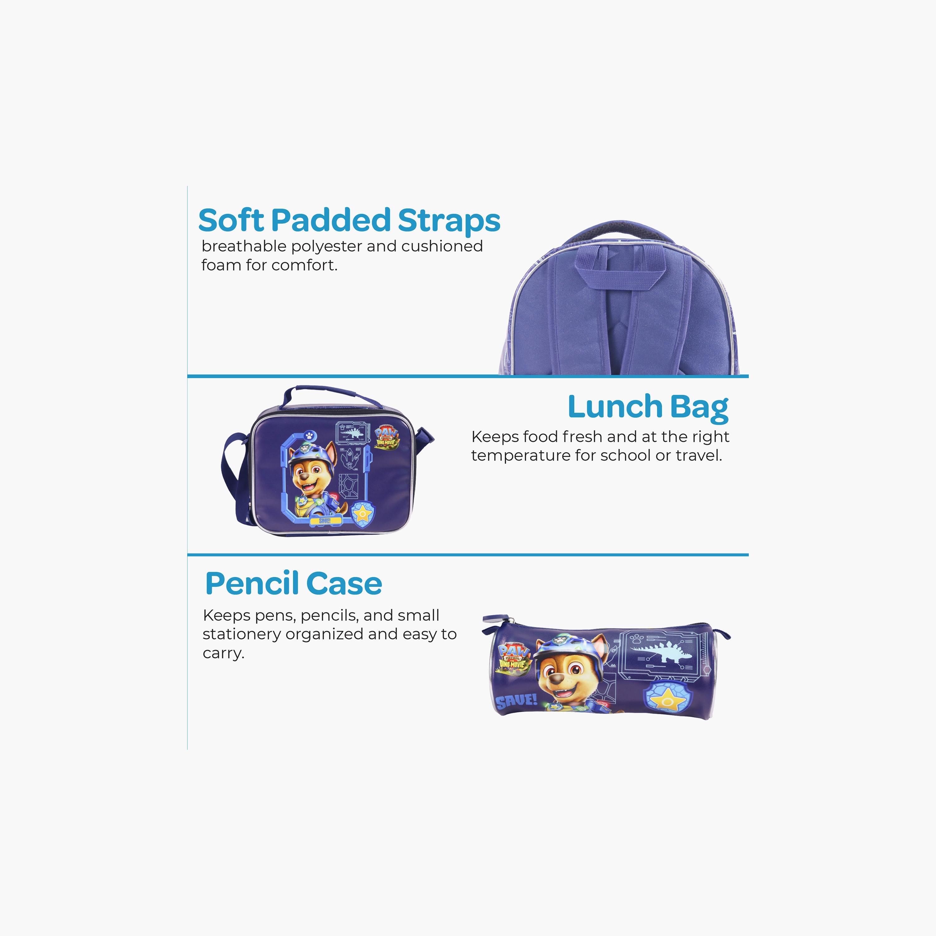 Moon Paw Patrol School Bag with Lunch Bag & Pencil Case - 16 Inch-school-bagsandbackpacks-sets-image-8