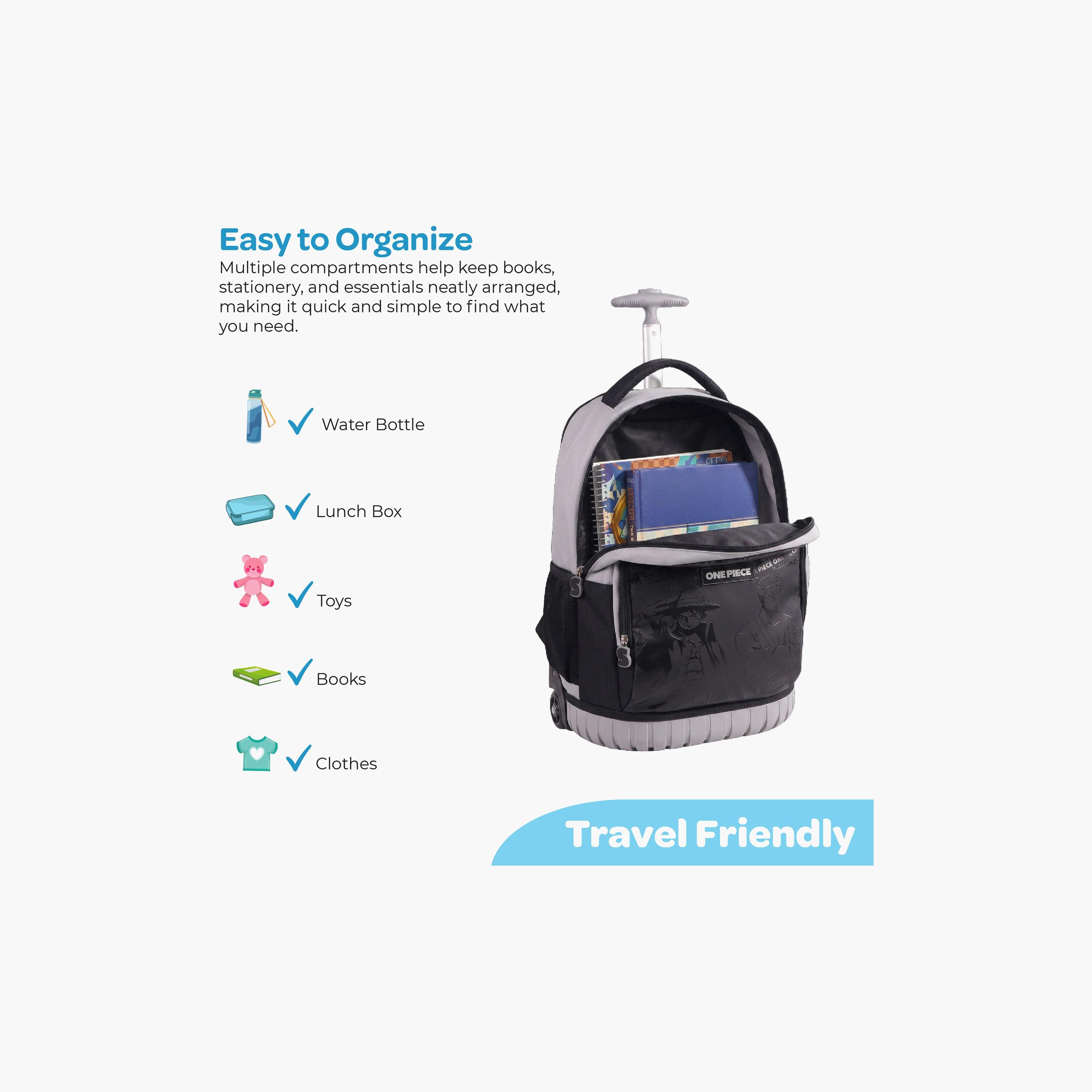 Moon One Piece Trolley Backpack with Lunch Bag & Pencil Case - 18 Inch-school-bagsandbackpacks-trolleybags-image-10