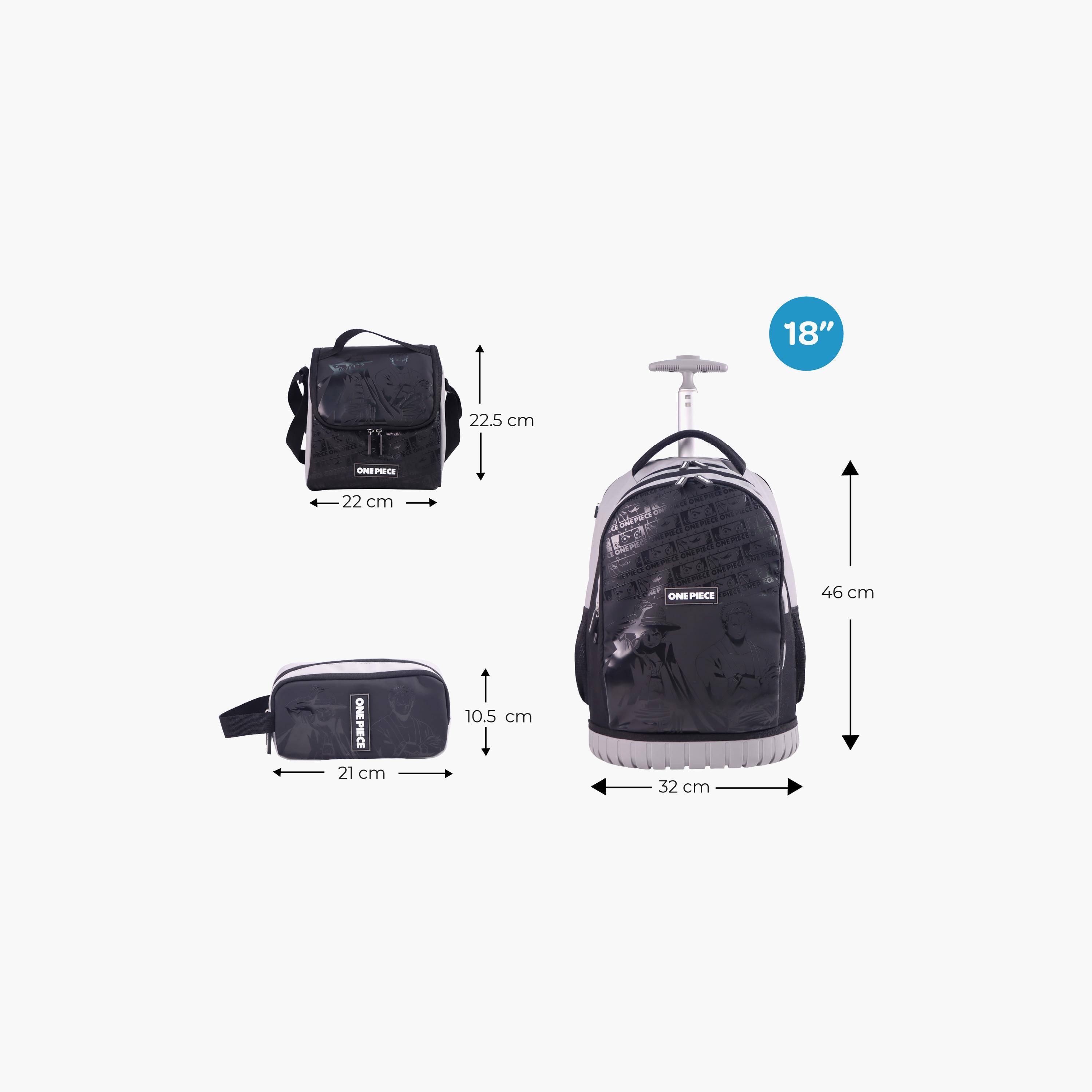 Moon One Piece Trolley Backpack with Lunch Bag & Pencil Case - 18 Inch-school-bagsandbackpacks-trolleybags-image-3