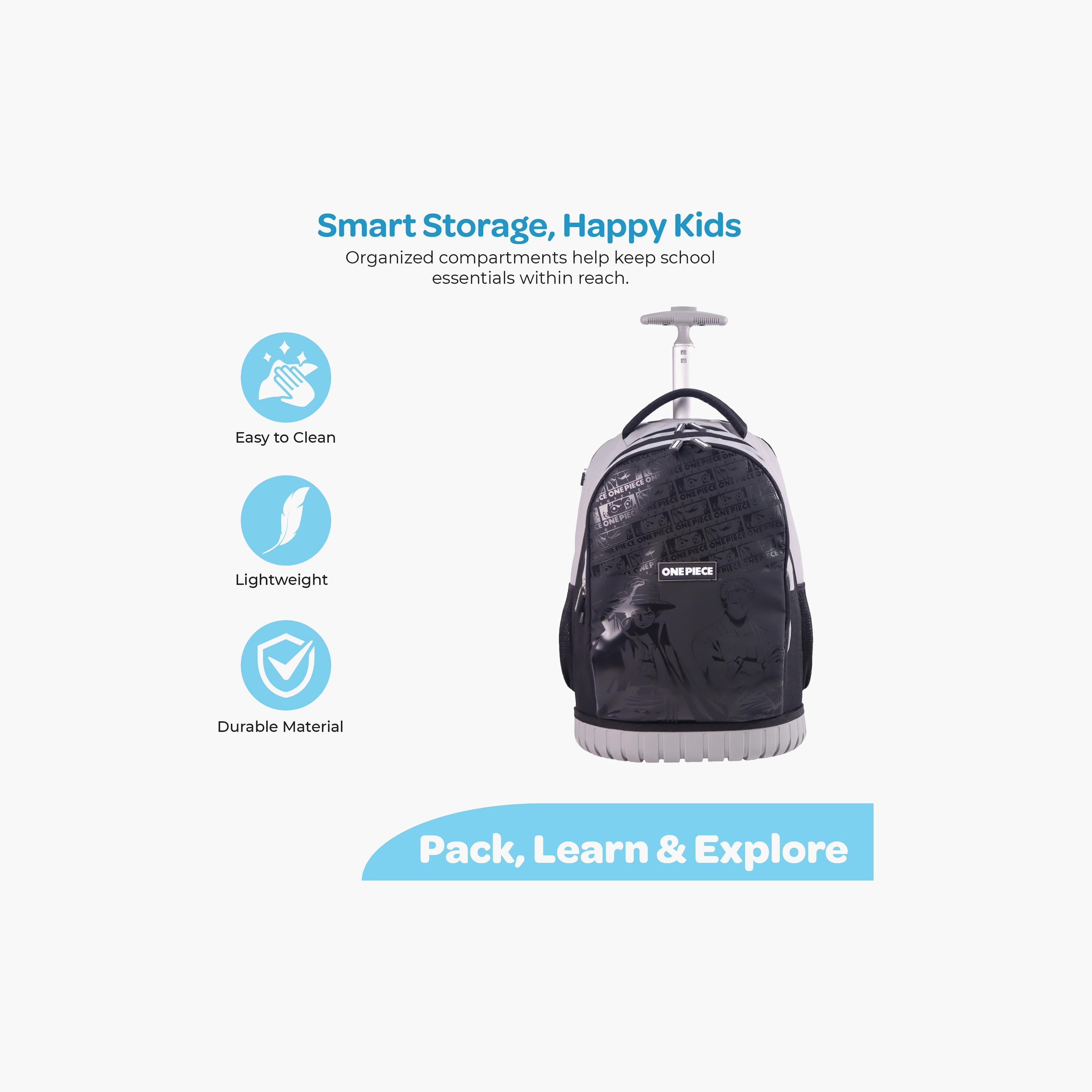 Moon One Piece Trolley Backpack with Lunch Bag & Pencil Case - 18 Inch-school-bagsandbackpacks-trolleybags-image-6