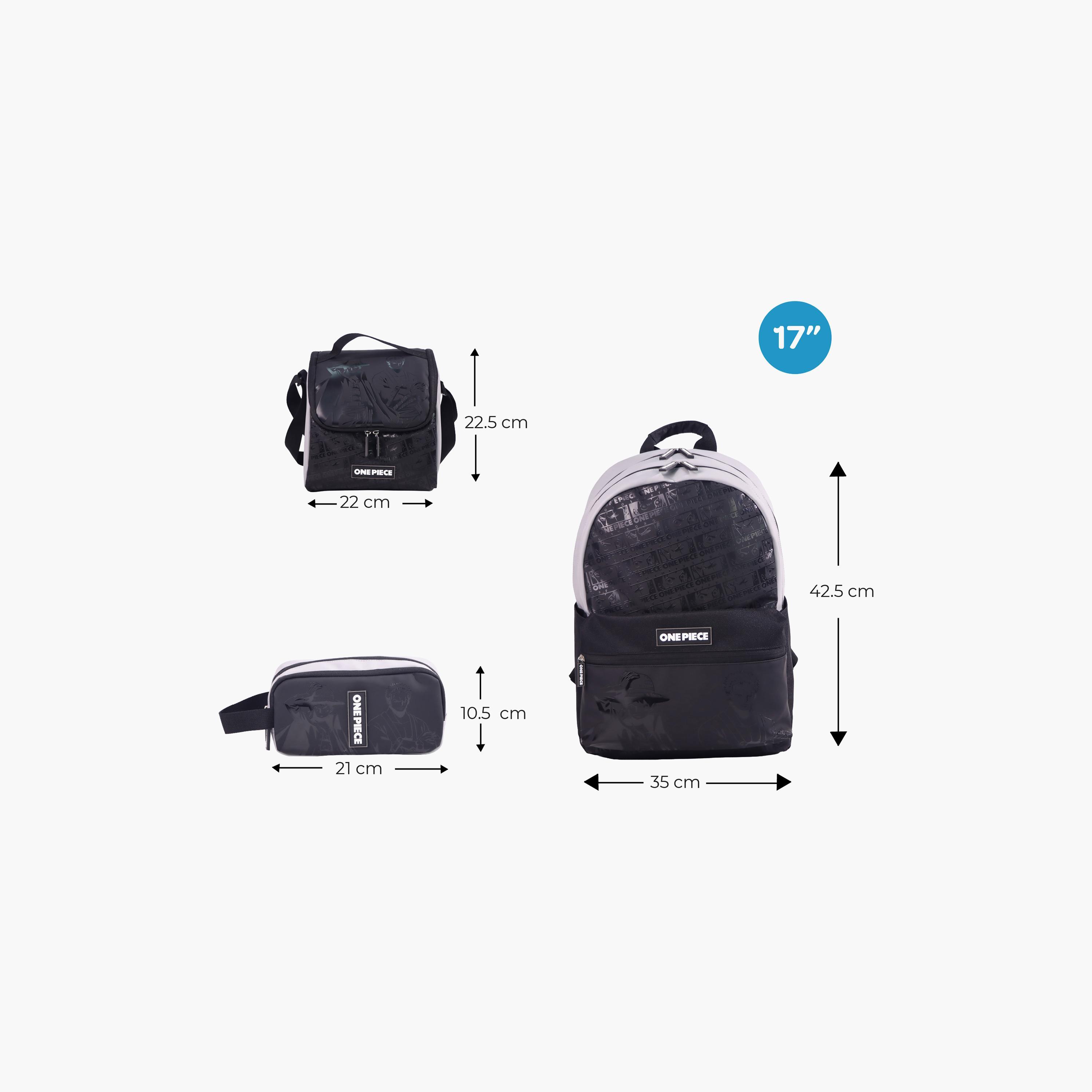 Moon One Piece Trolley Backpack with Lunch Bag & Pencil Case - 17 Inch-school-bagsandbackpacks-trolleybags-image-2