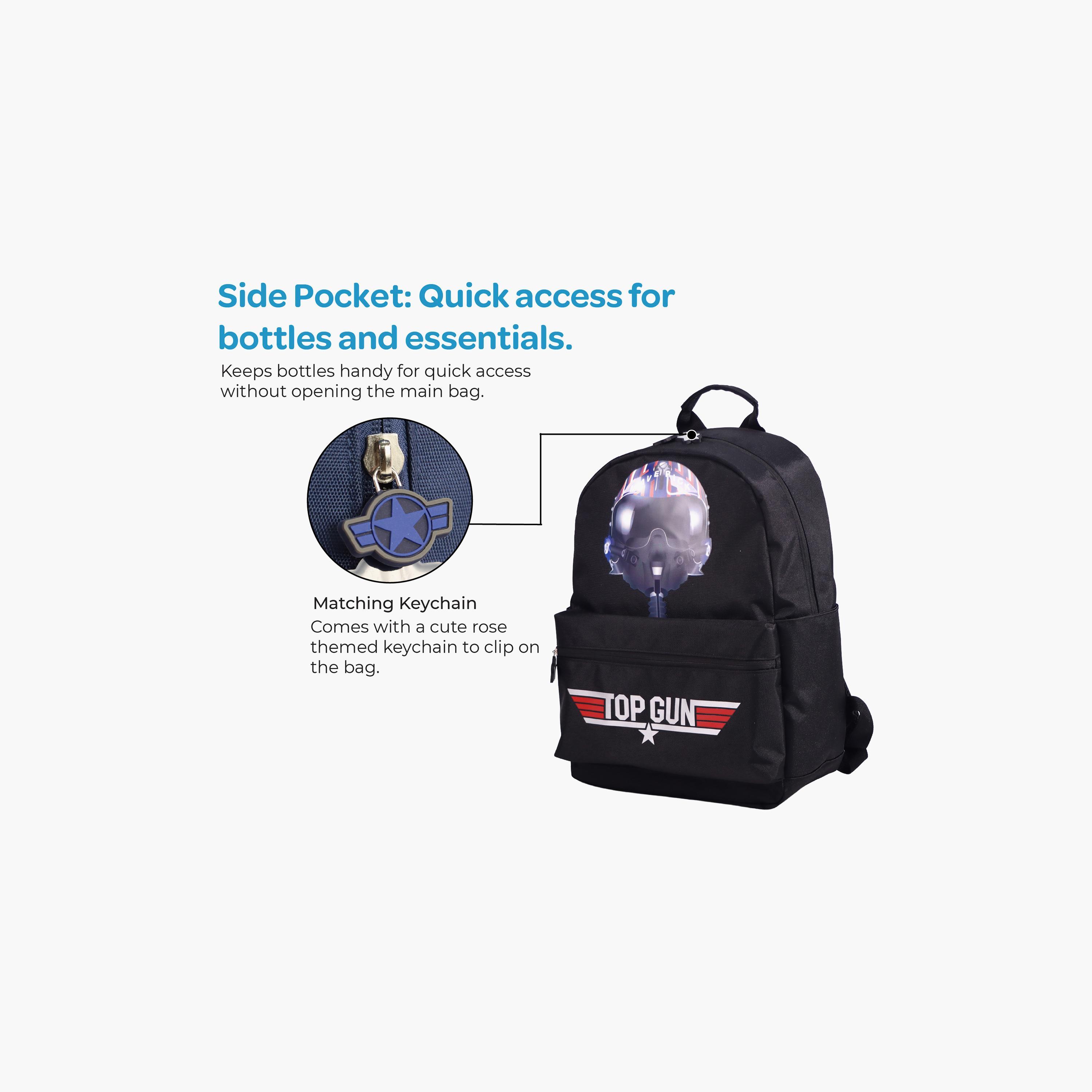 Moon Top Gun Trolley Backpack with Lunch Bag & Pencil Case - 17 Inch-school-bagsandbackpacks-trolleybags-image-6