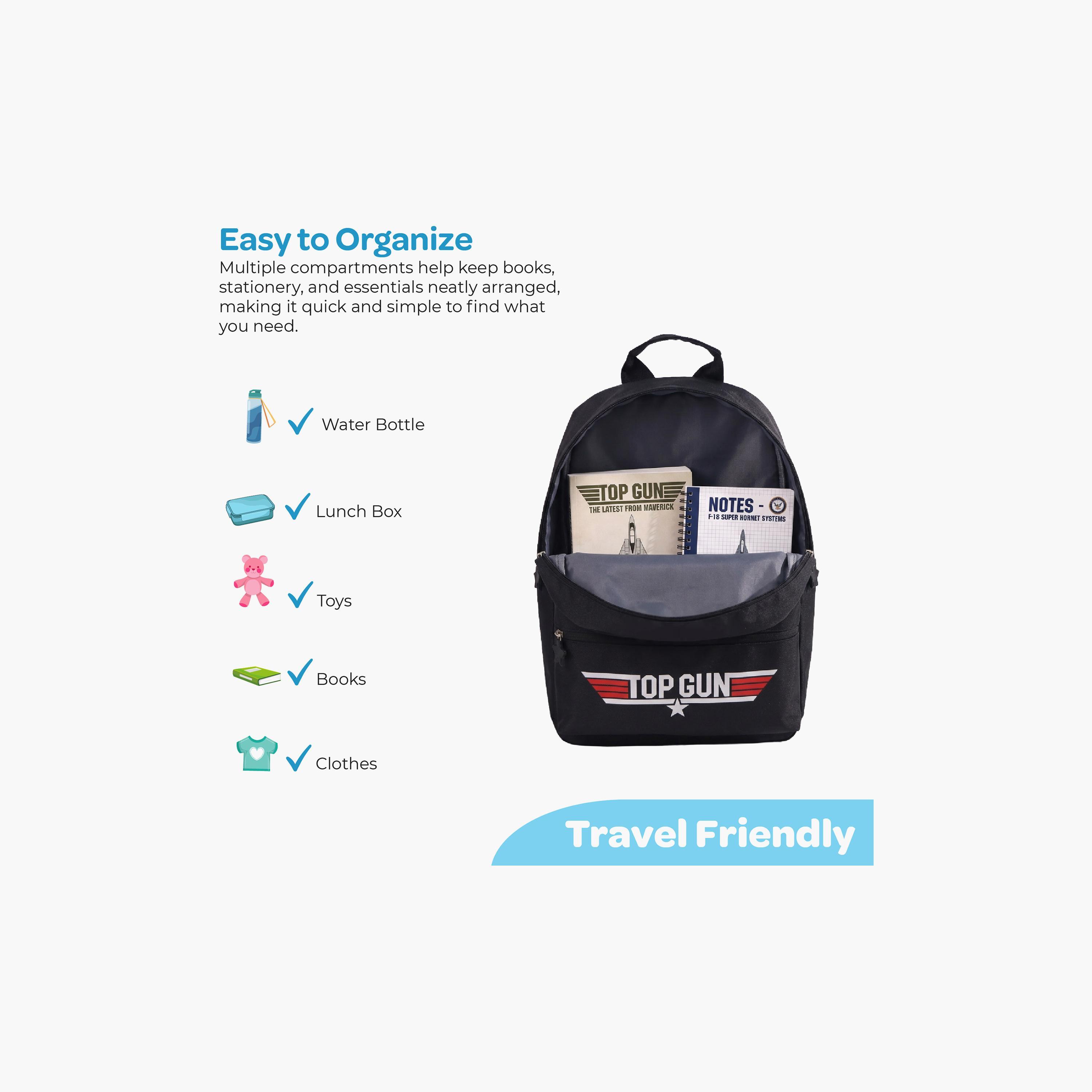 Moon Top Gun Trolley Backpack with Lunch Bag & Pencil Case - 17 Inch-school-bagsandbackpacks-trolleybags-image-9