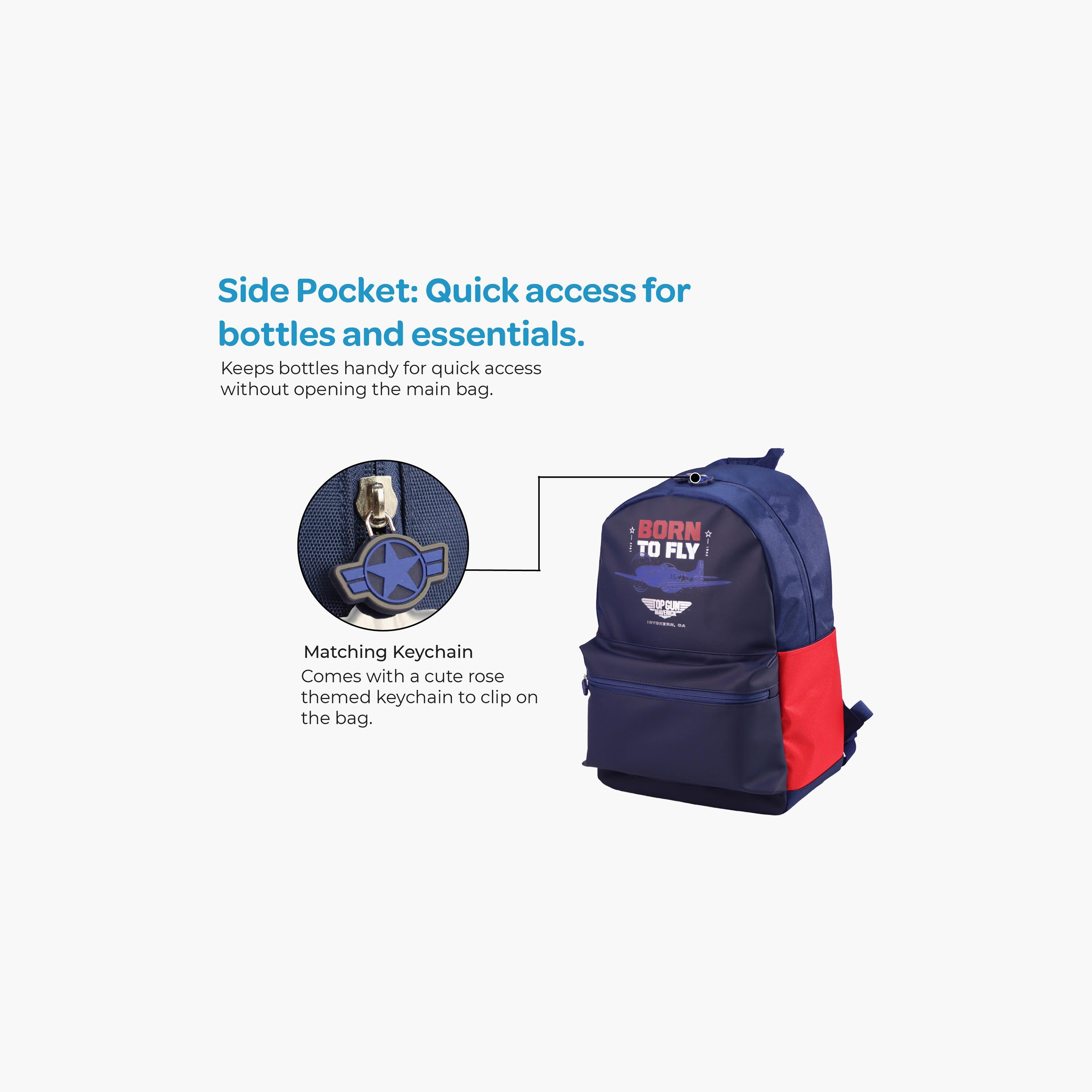 Moon Top Gun Trolley Backpack with Lunch Bag & Pencil Case - 17 Inch-school-bagsandbackpacks-trolleybags-image-6