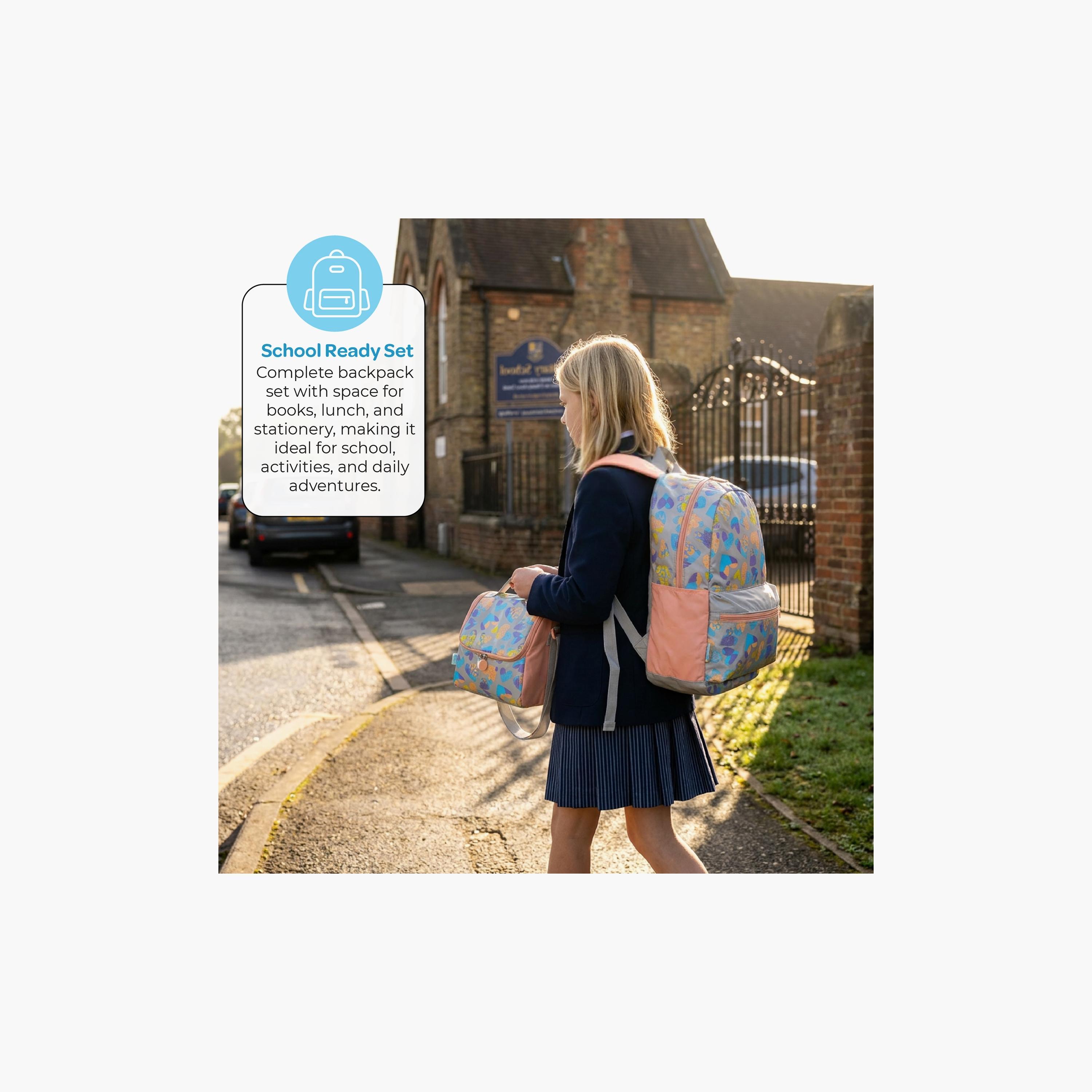 Moon Hearts Trolley Backpack with Lunch Bag & Pencil Case - 16 Inch-school-bagsandbackpacks-trolleybags-image-10