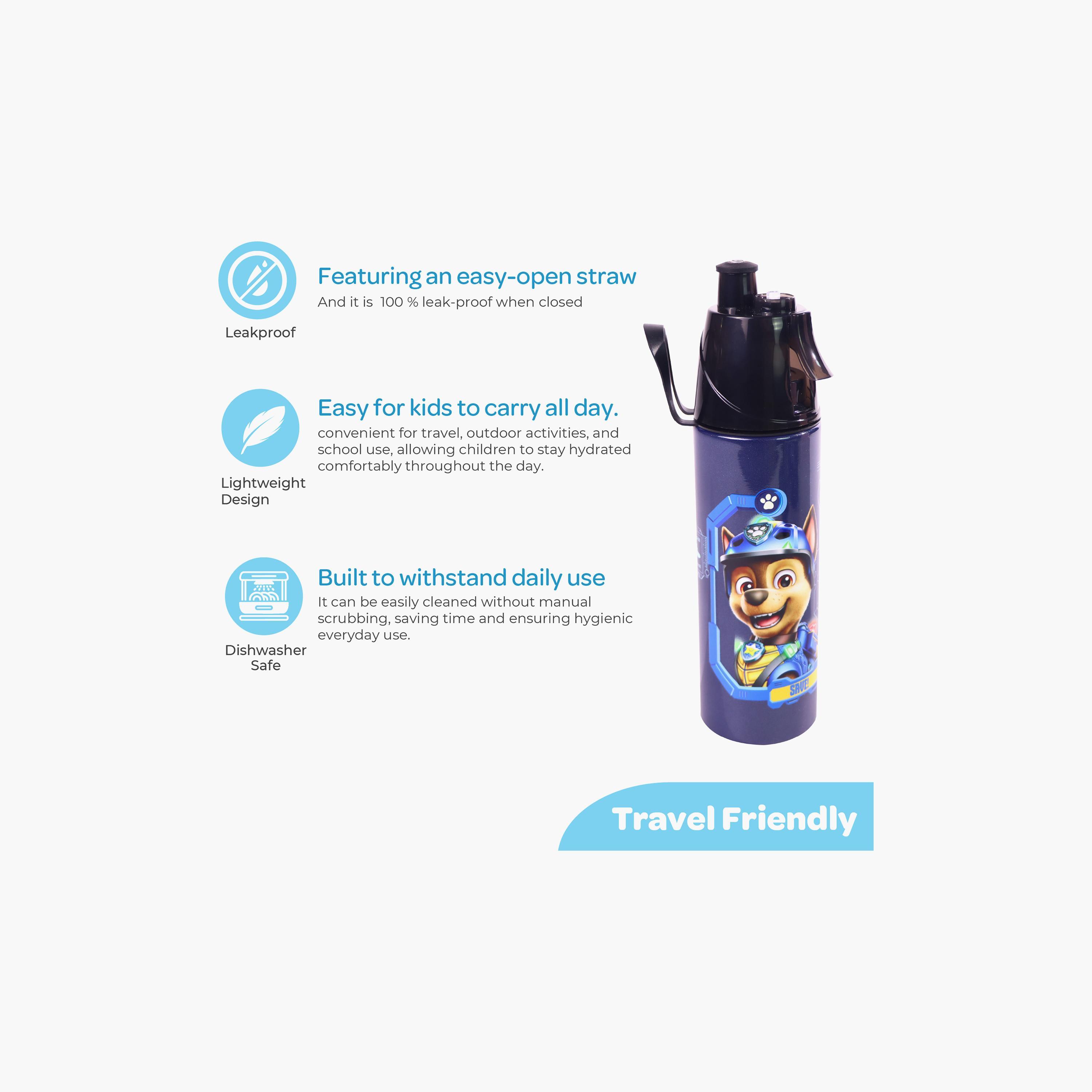 Moon Paw Patrol SS Water Bottle with Mist Spray Nozzle - 500 ml-school-waterbottles-image-5