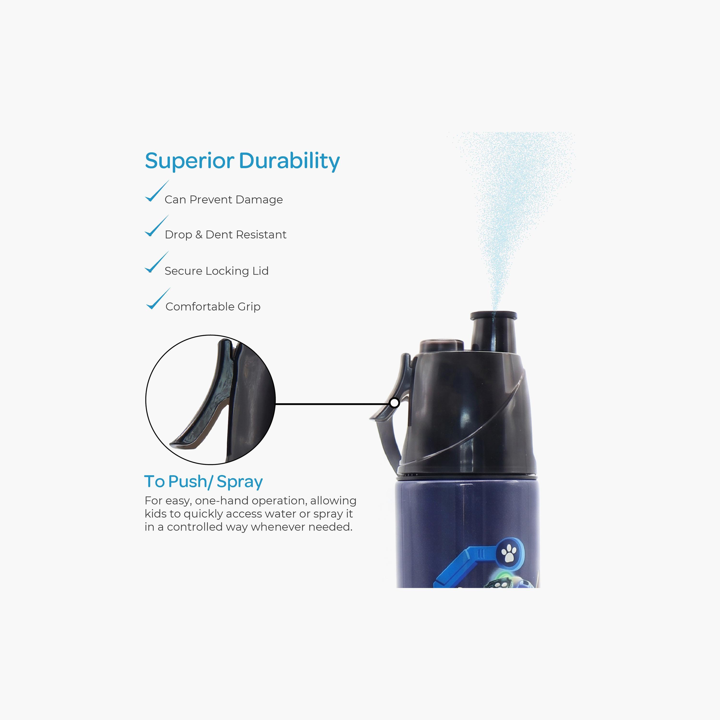 Moon Paw Patrol SS Water Bottle with Mist Spray Nozzle - 500 ml-school-waterbottles-image-7