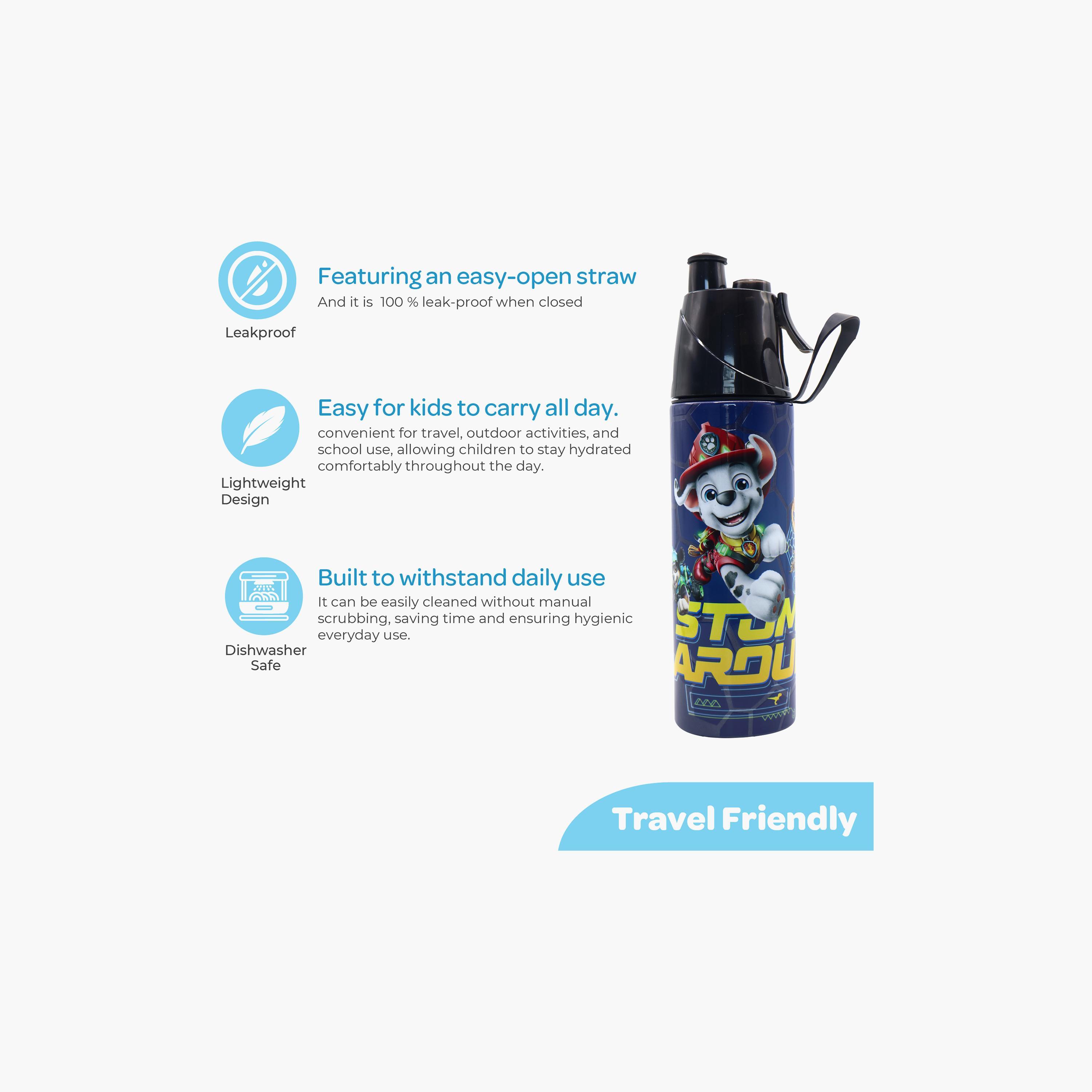 Moon Paw Patrol SS Water Bottle with Mist Spray Nozzle - 500 ml-school-waterbottles-image-5