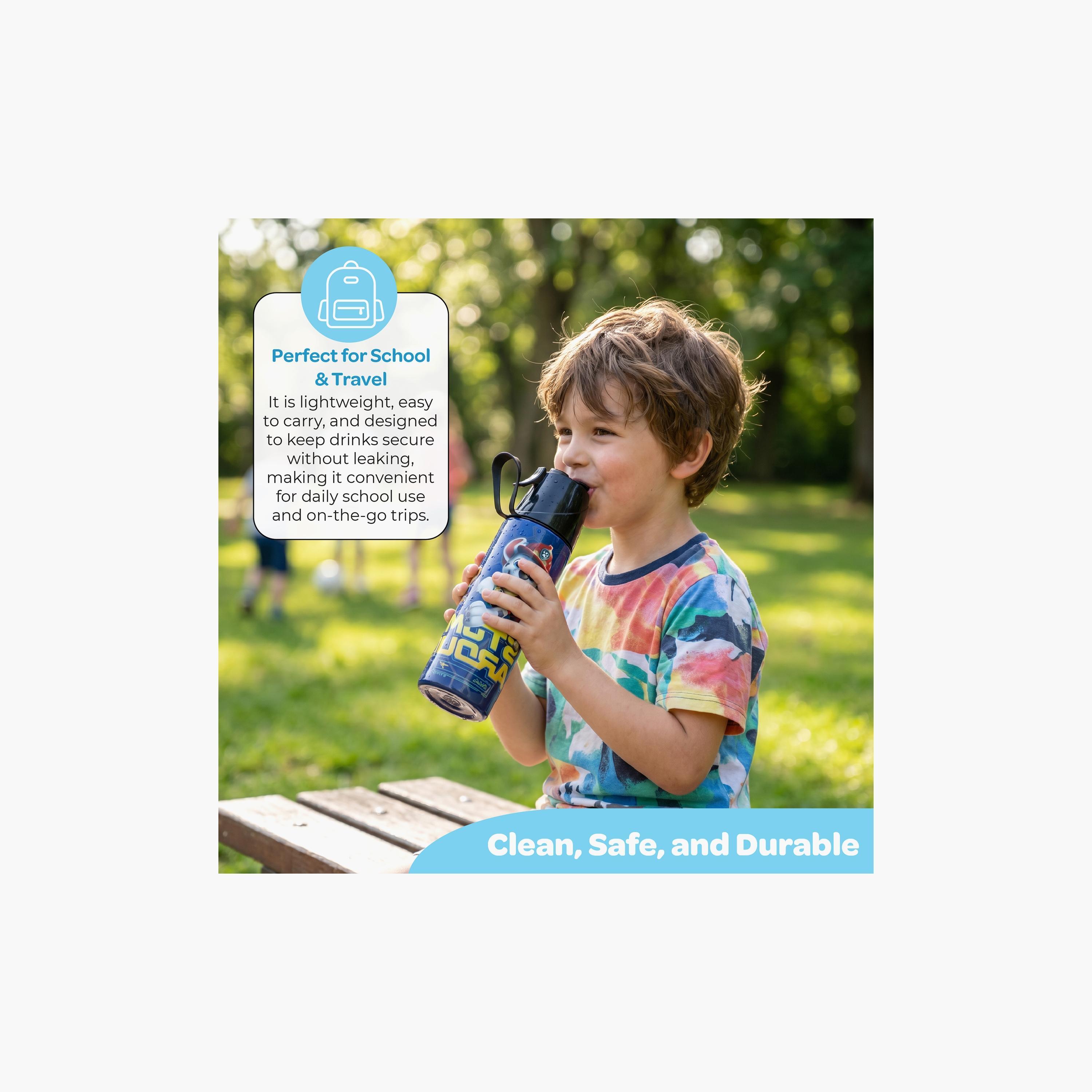 Moon Paw Patrol SS Water Bottle with Mist Spray Nozzle - 500 ml-school-waterbottles-image-9