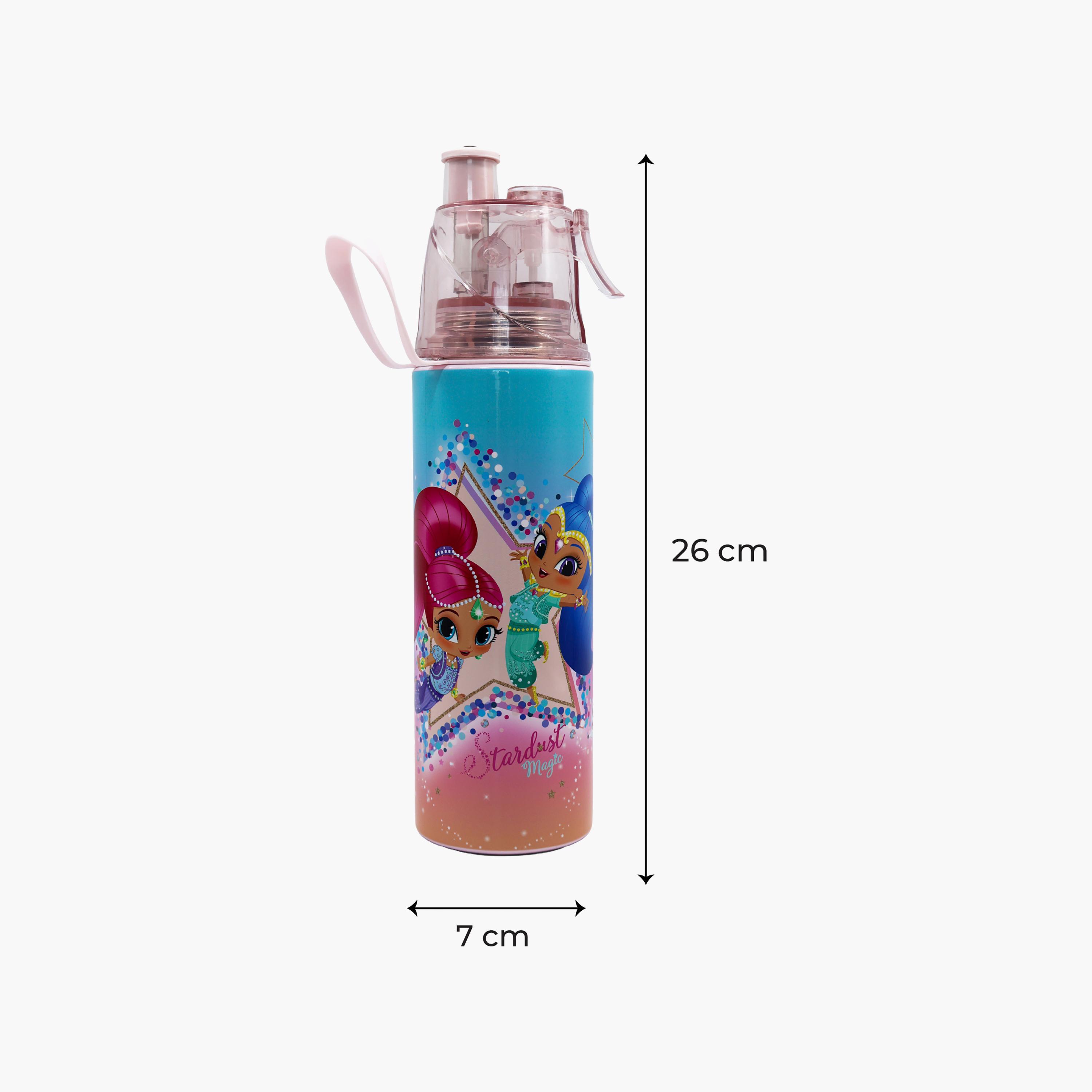 زجاجة ماء من الستانلس ستيل مع بخاخ رذاذ بتصميم شيمر آند شاين - 500 مل من مون-school-waterbottles-image-3