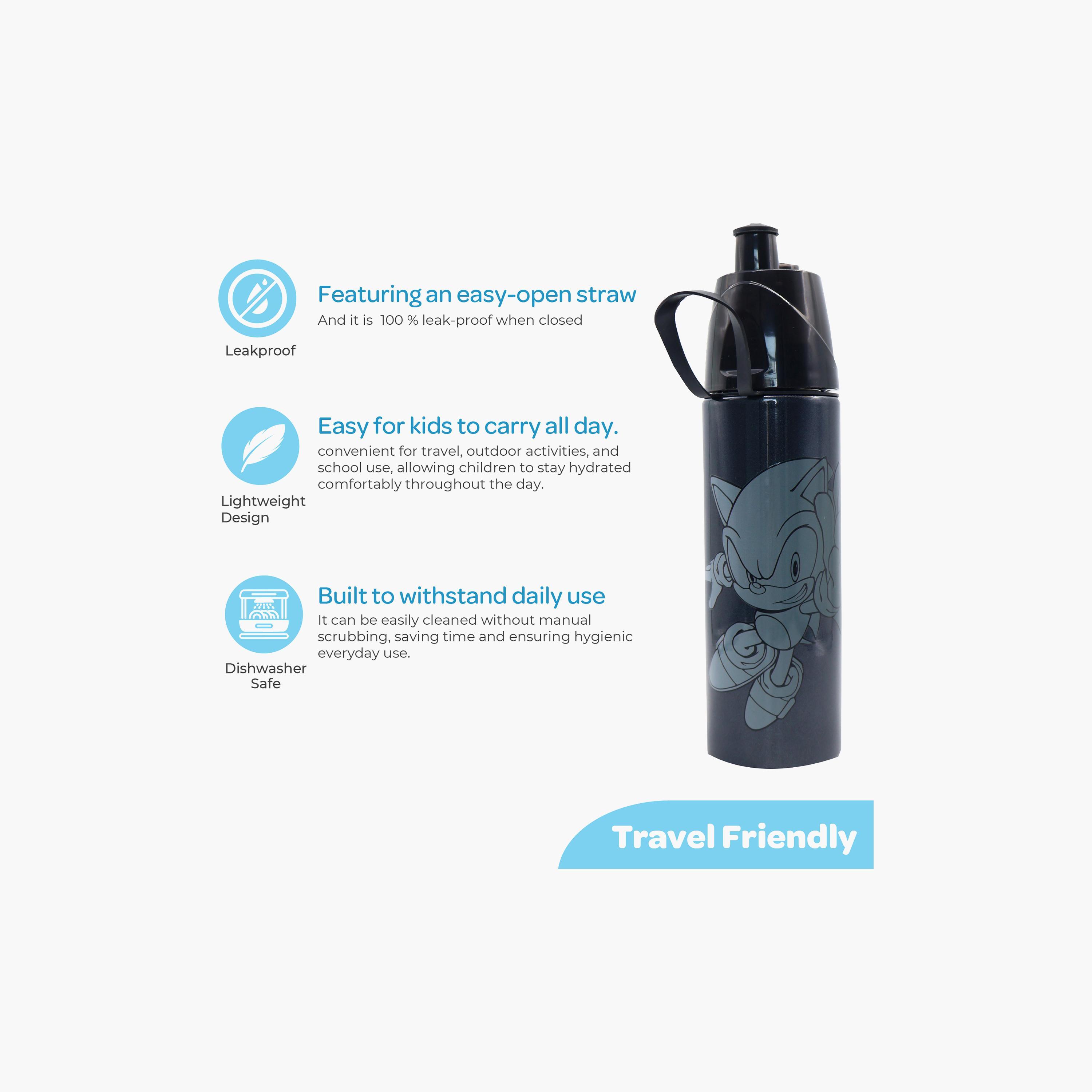 Moon Sonic SS Water Bottle with Spray Mist - 500 ml-school-waterbottles-image-5