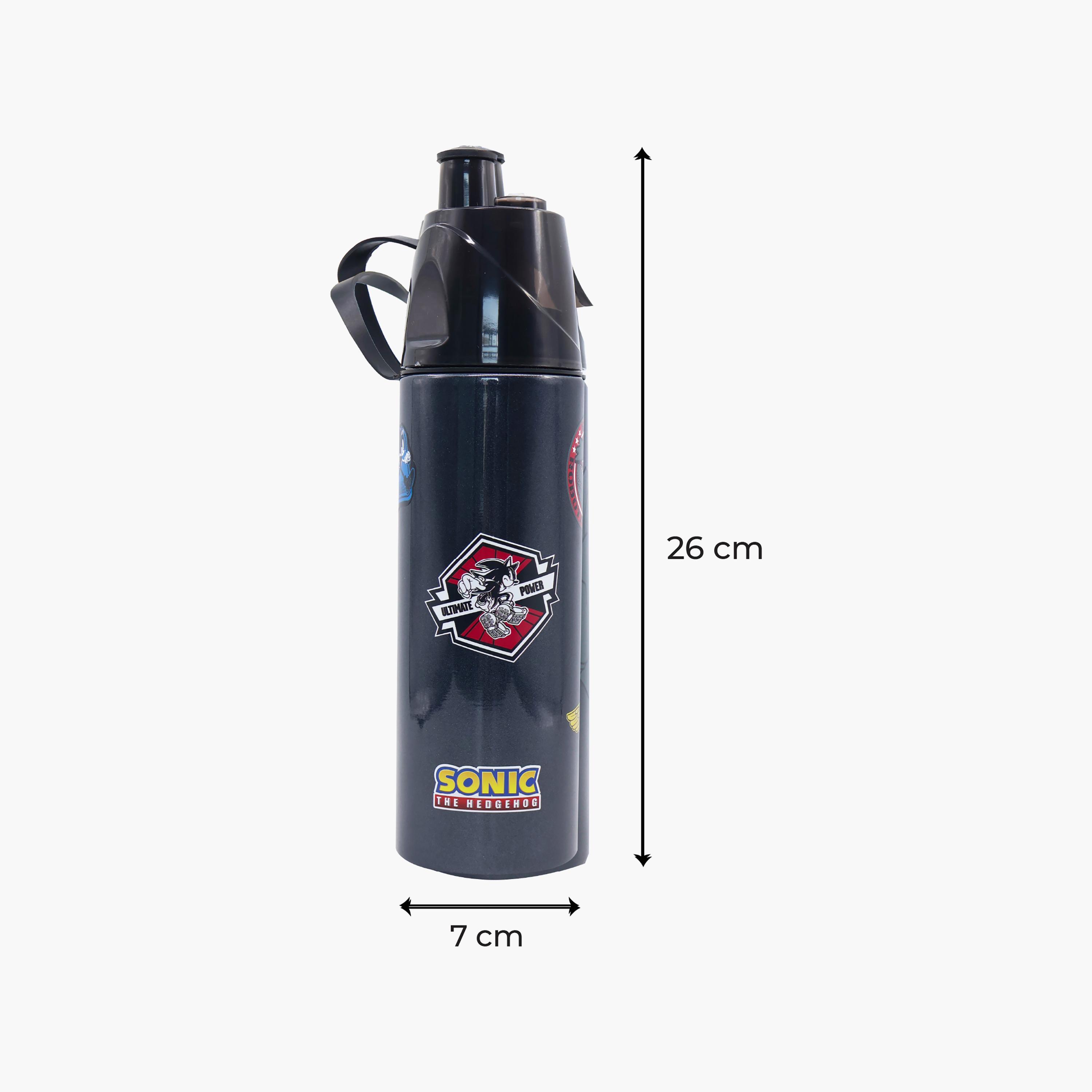 Moon Sonic SS Water Bottle with Spray Mist - 500 ml-school-waterbottles-image-3