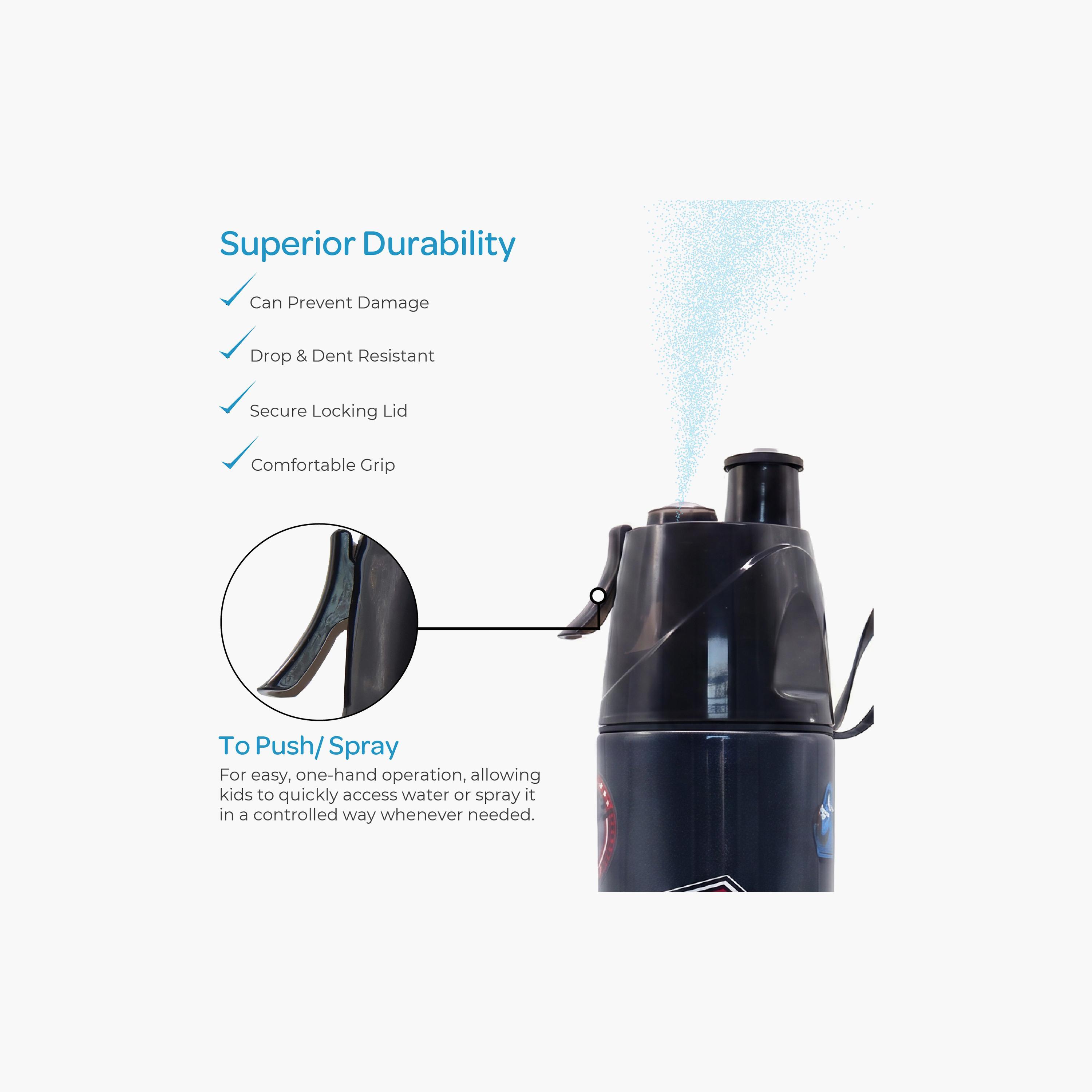Moon Sonic SS Water Bottle with Spray Mist - 500 ml-school-waterbottles-image-7