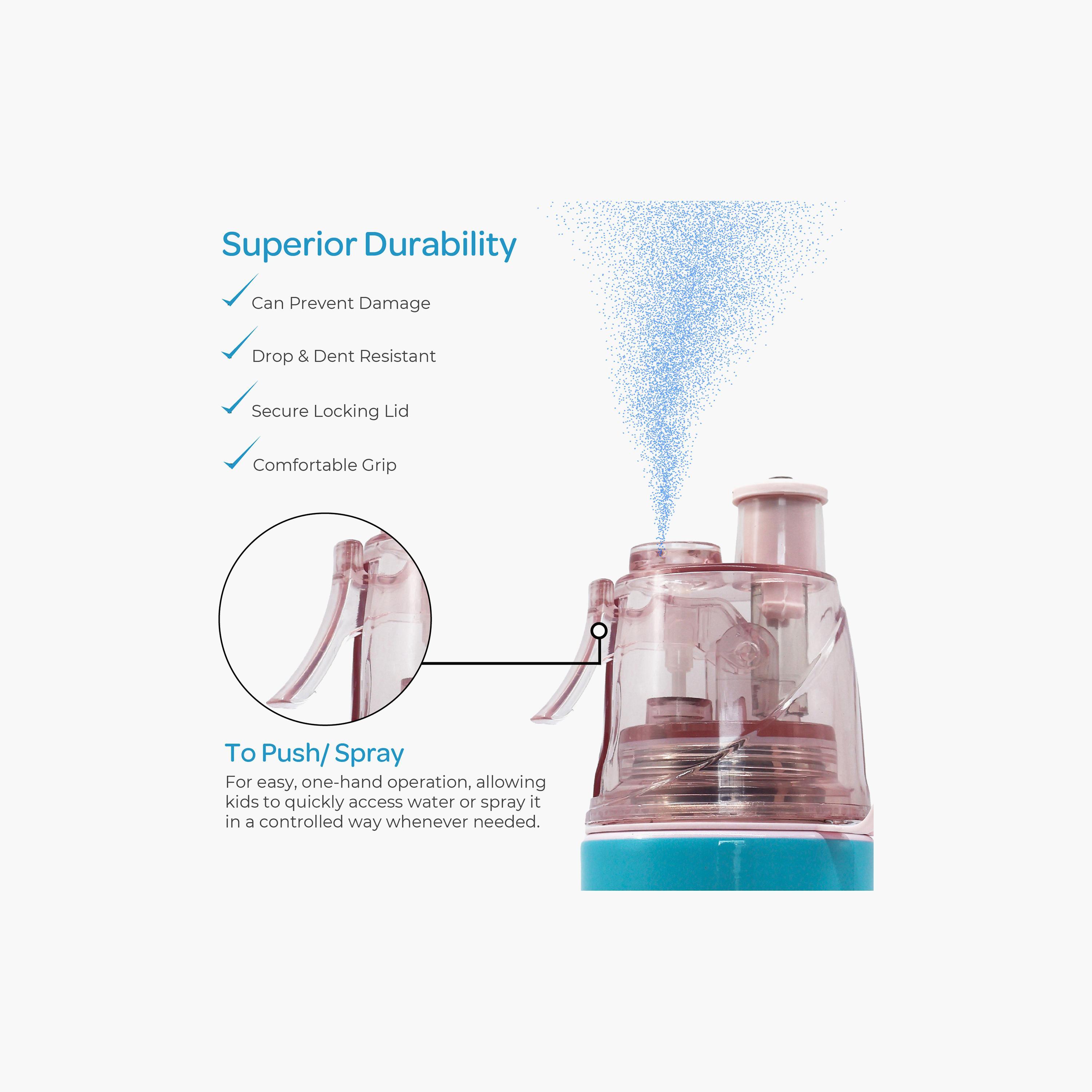Moon Unicorn SS Water Bottle with Spray Mist - 500 ml-school-waterbottles-image-7