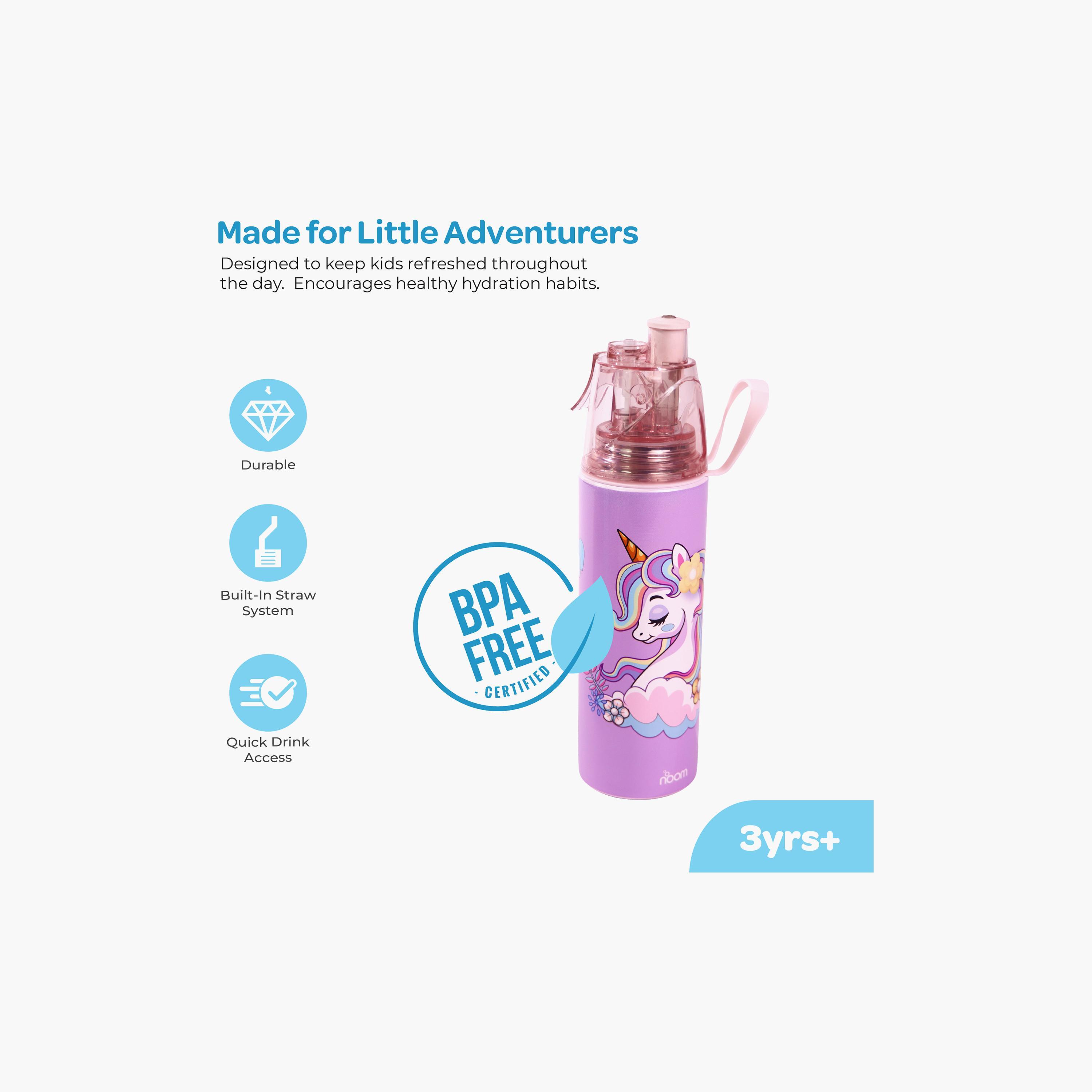 Moon Unicorn SS Water Bottle with Spray Mist - 500 ml-school-waterbottles-image-4