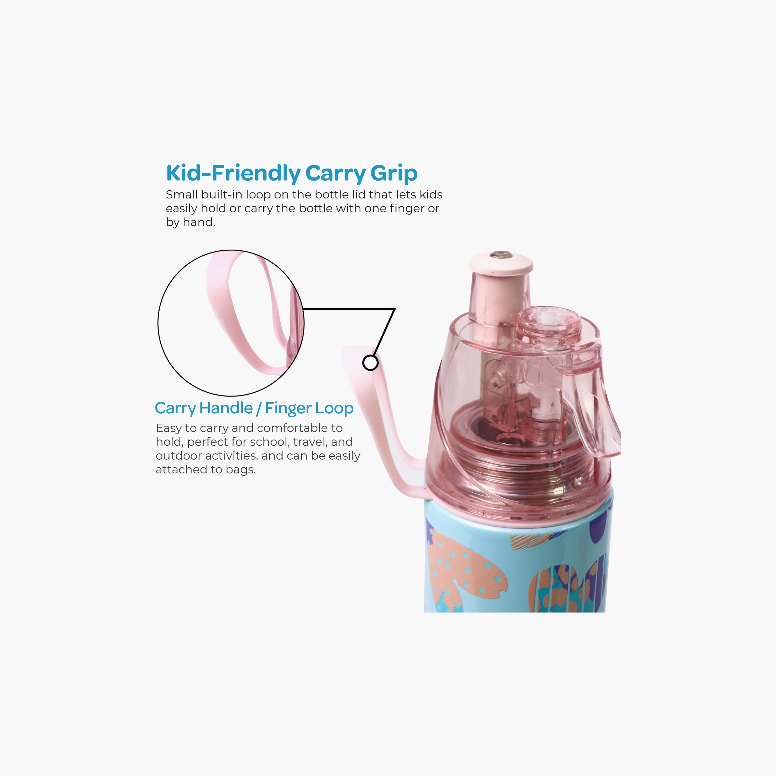 Moon Hearts SS Water Bottle with Spray Mist - 500 ml-school-waterbottles-image-11