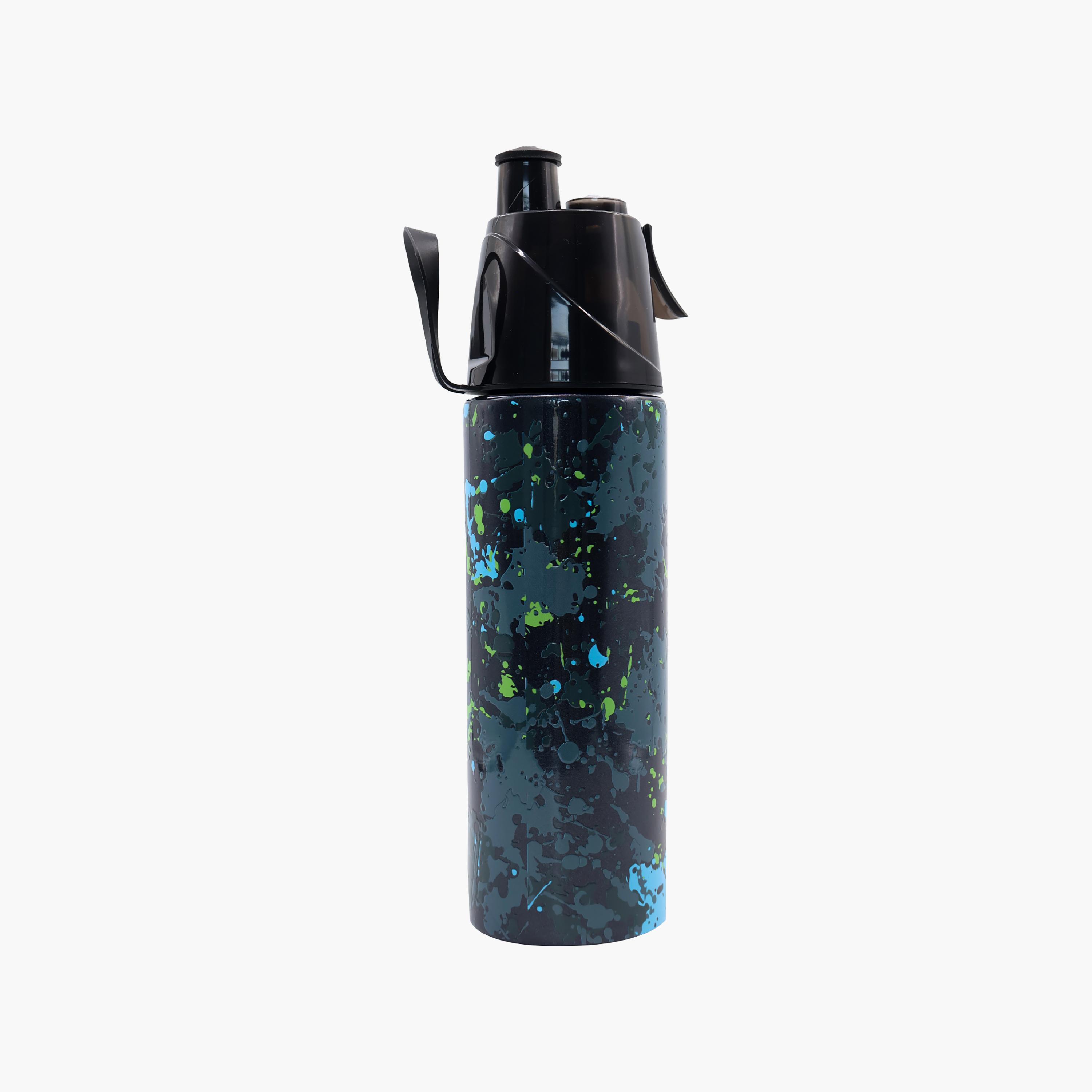زجاجة ماء من الستانلس ستيل مع بخاخ رذاذ مطبوعة - 500 مل من مون-school-waterbottles-image-1