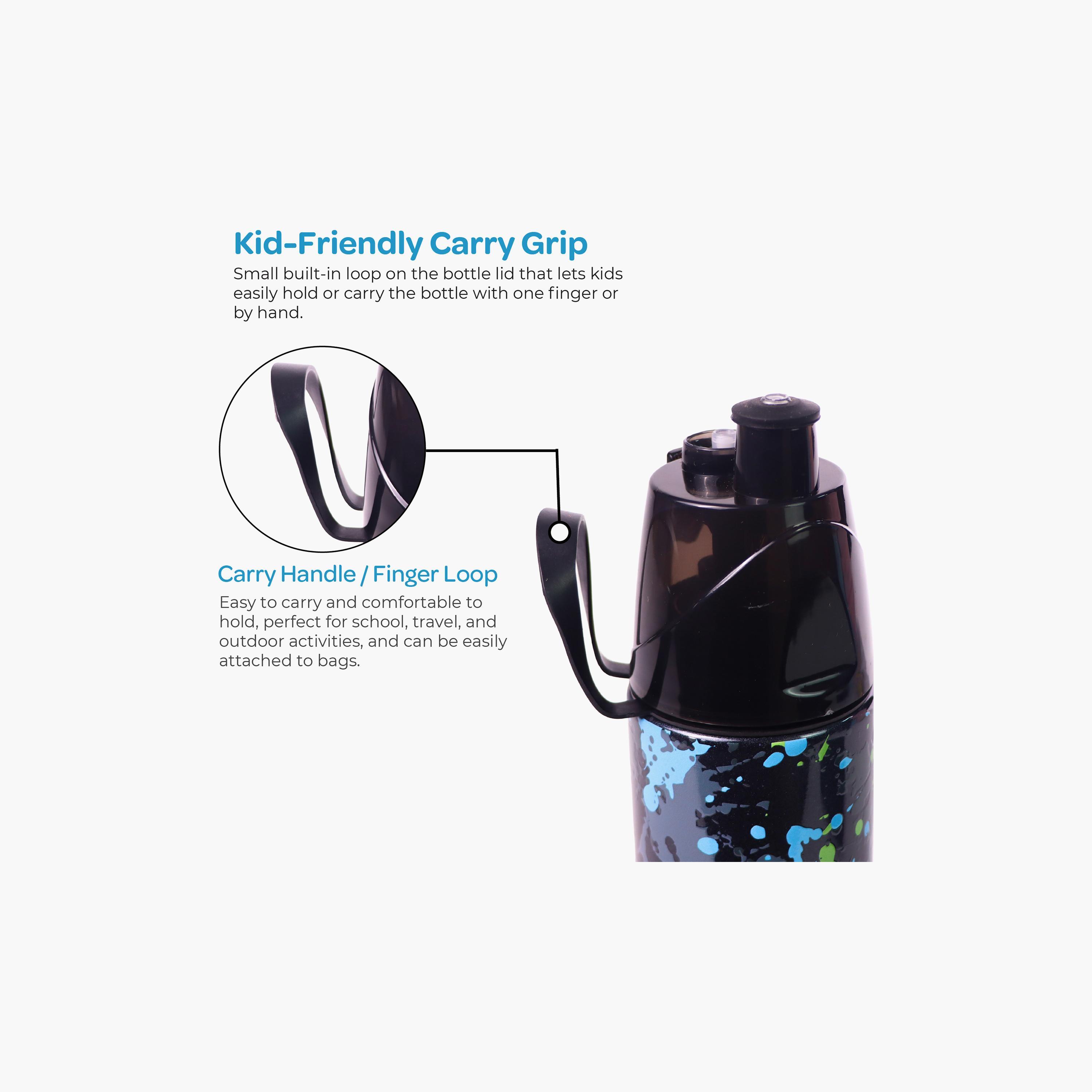 زجاجة ماء من الستانلس ستيل مع بخاخ رذاذ مطبوعة - 500 مل من مون-school-waterbottles-image-11