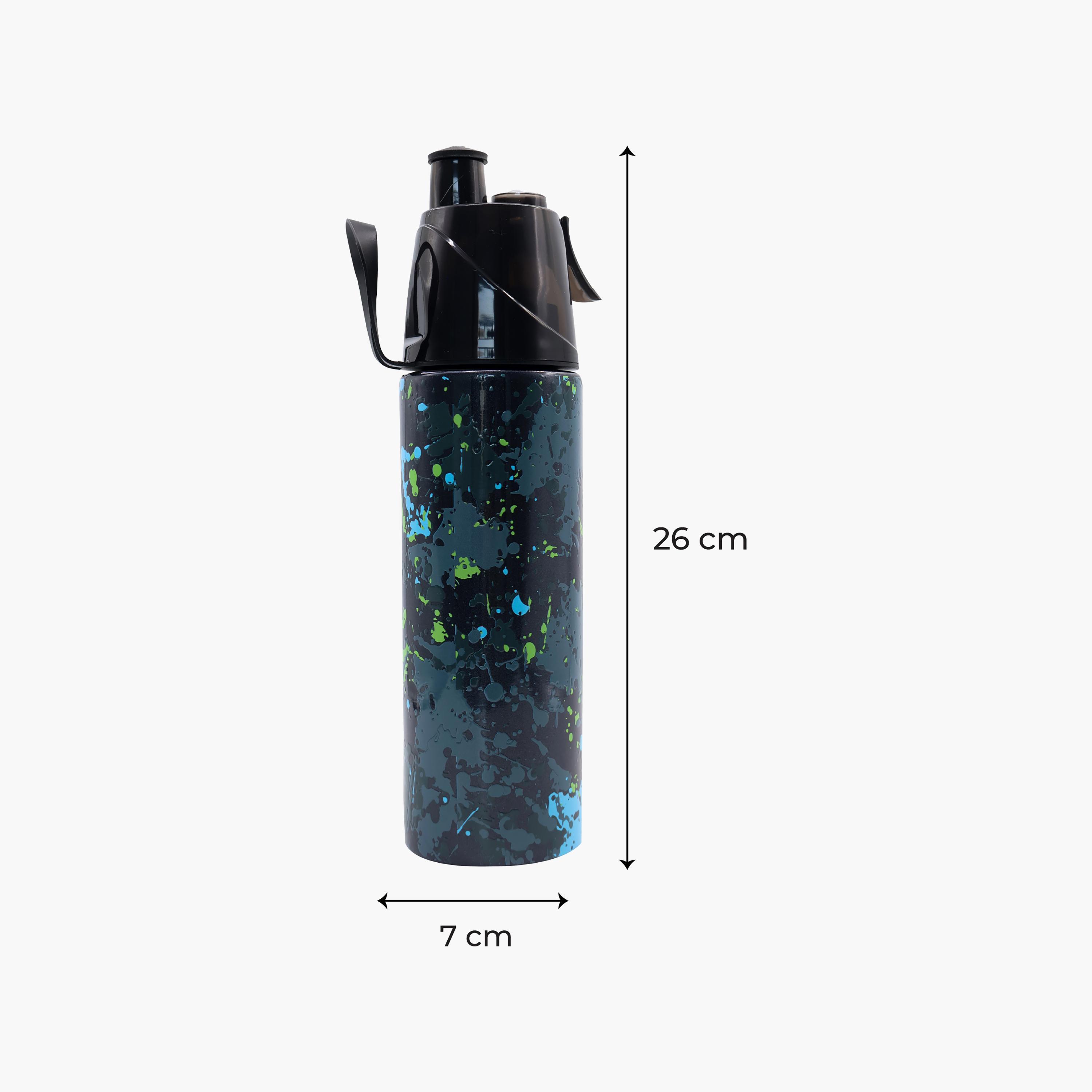 زجاجة ماء من الستانلس ستيل مع بخاخ رذاذ مطبوعة - 500 مل من مون-school-waterbottles-image-3