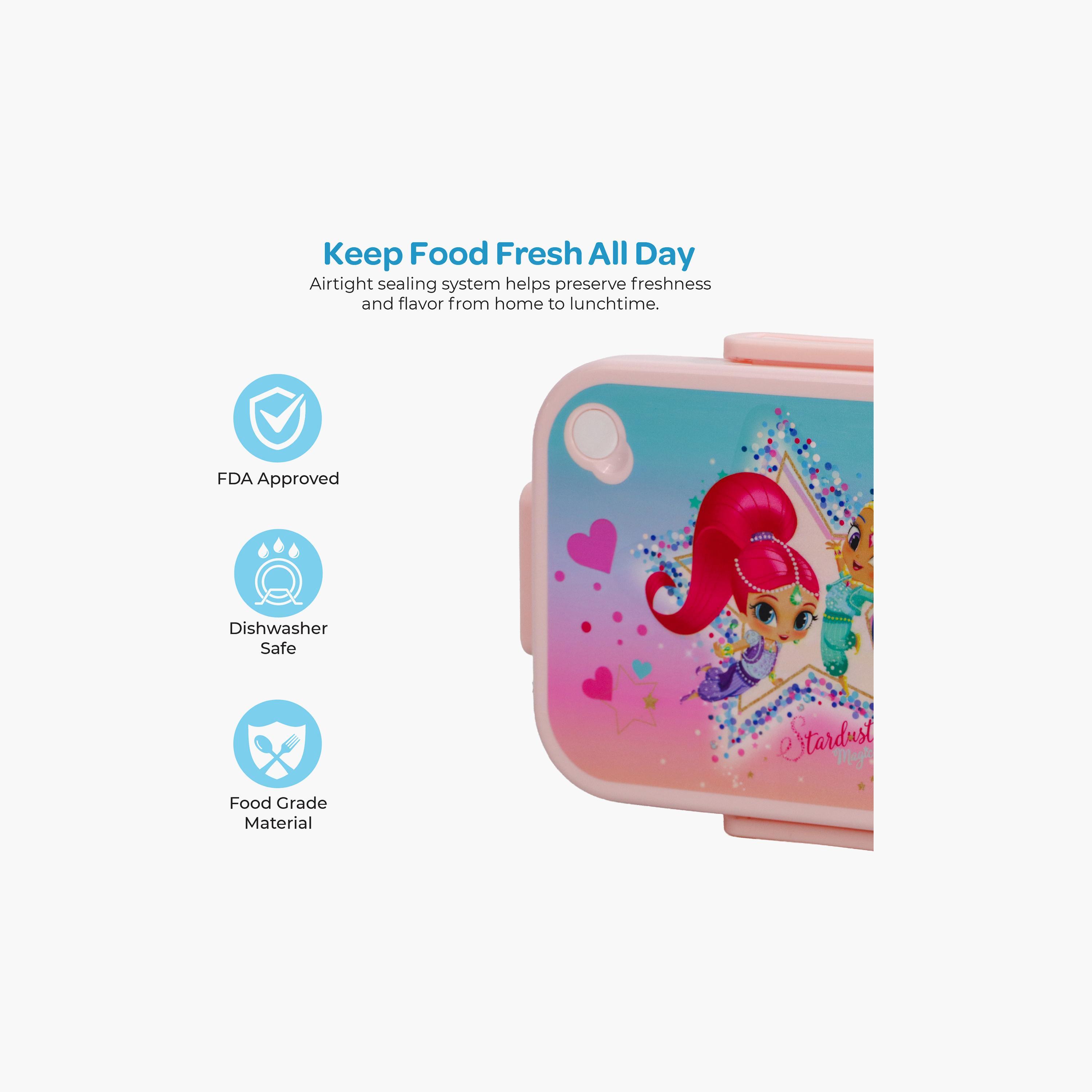 Moon Shimmer & Shine Stardust Insulated SS Leakproof Lunch Box-school-lunchessentials-lunchboxes-image-6