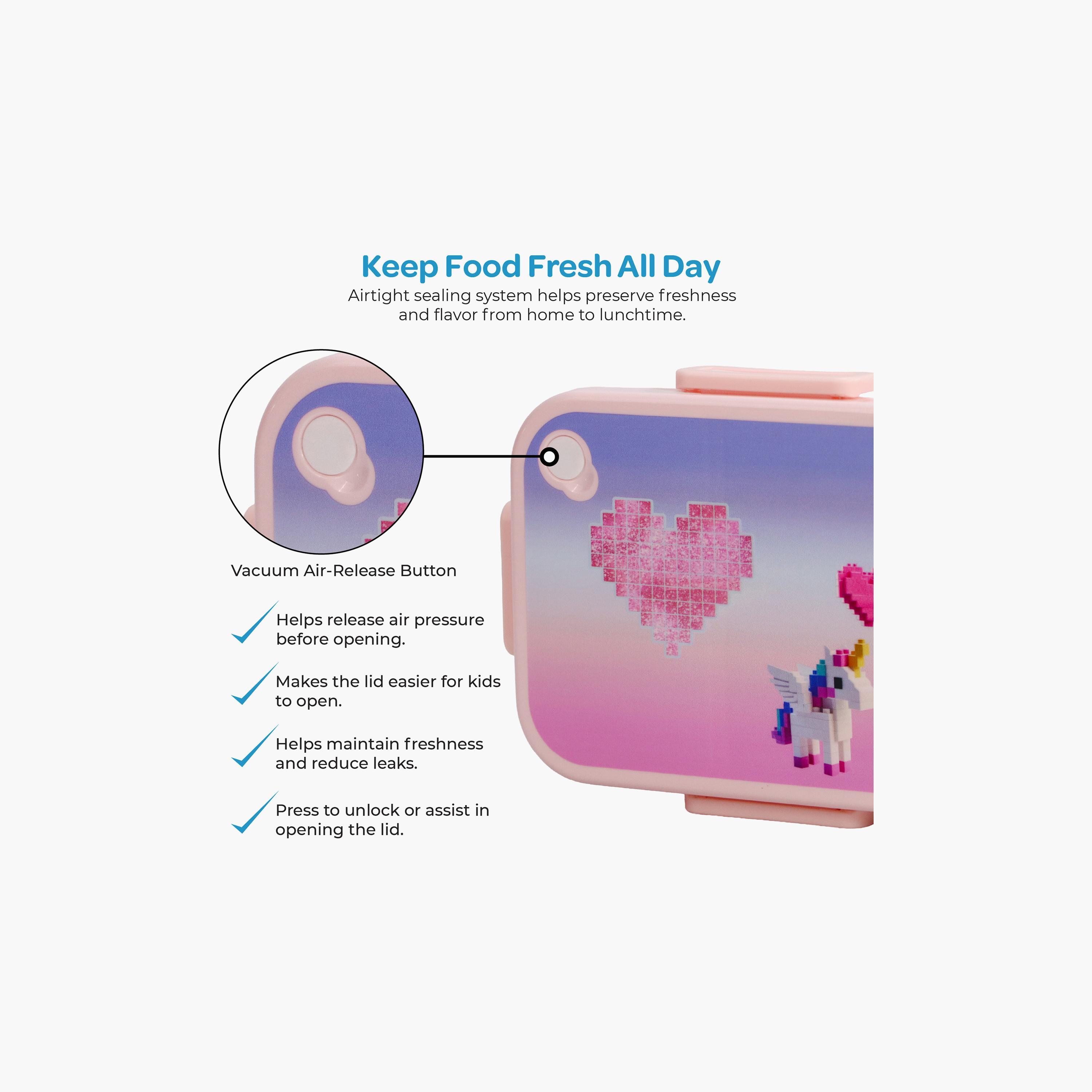 Moon Unicorn Insulated SS Leakproof Lunch Box-school-lunchessentials-lunchboxes-image-3