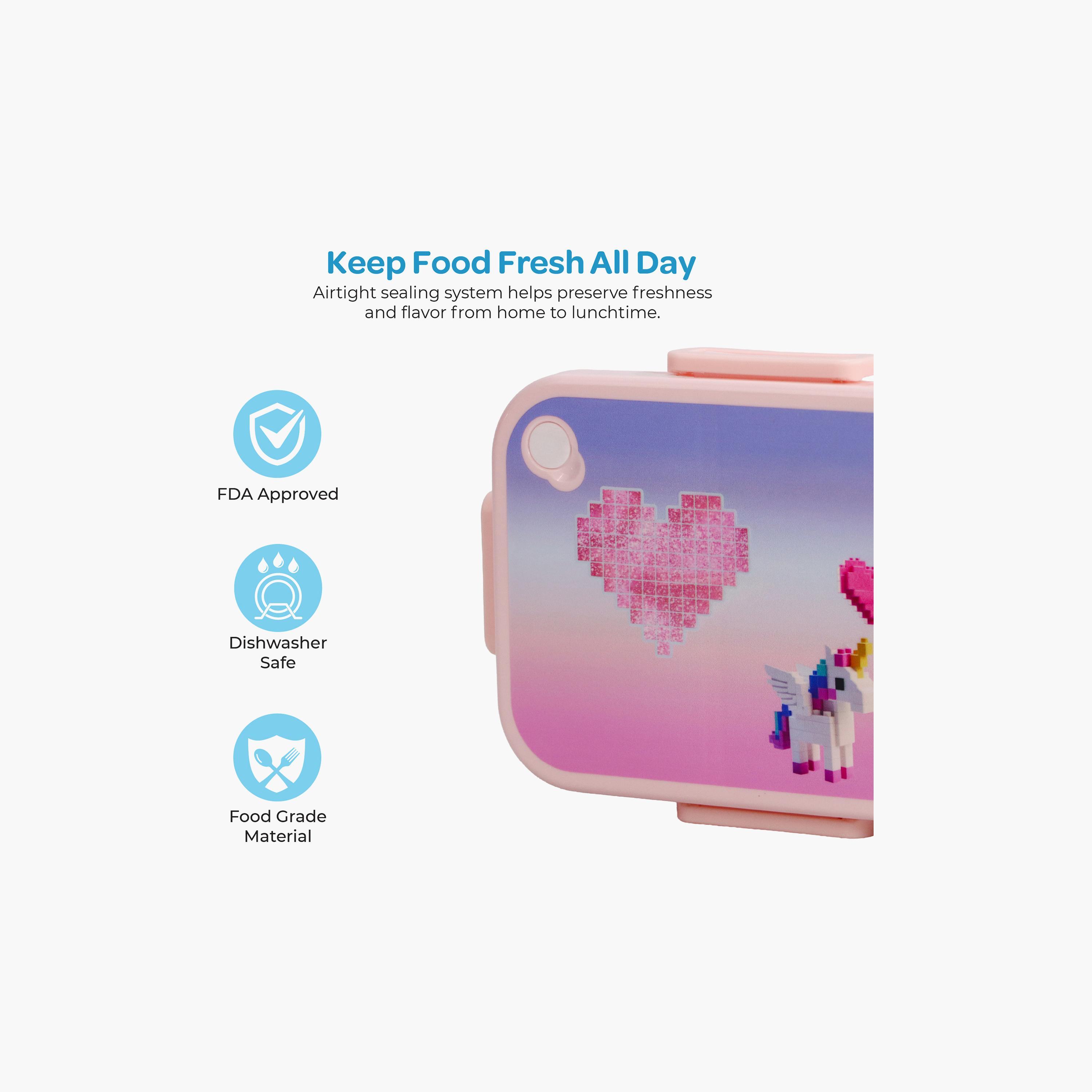 Moon Unicorn Insulated SS Leakproof Lunch Box-school-lunchessentials-lunchboxes-image-6