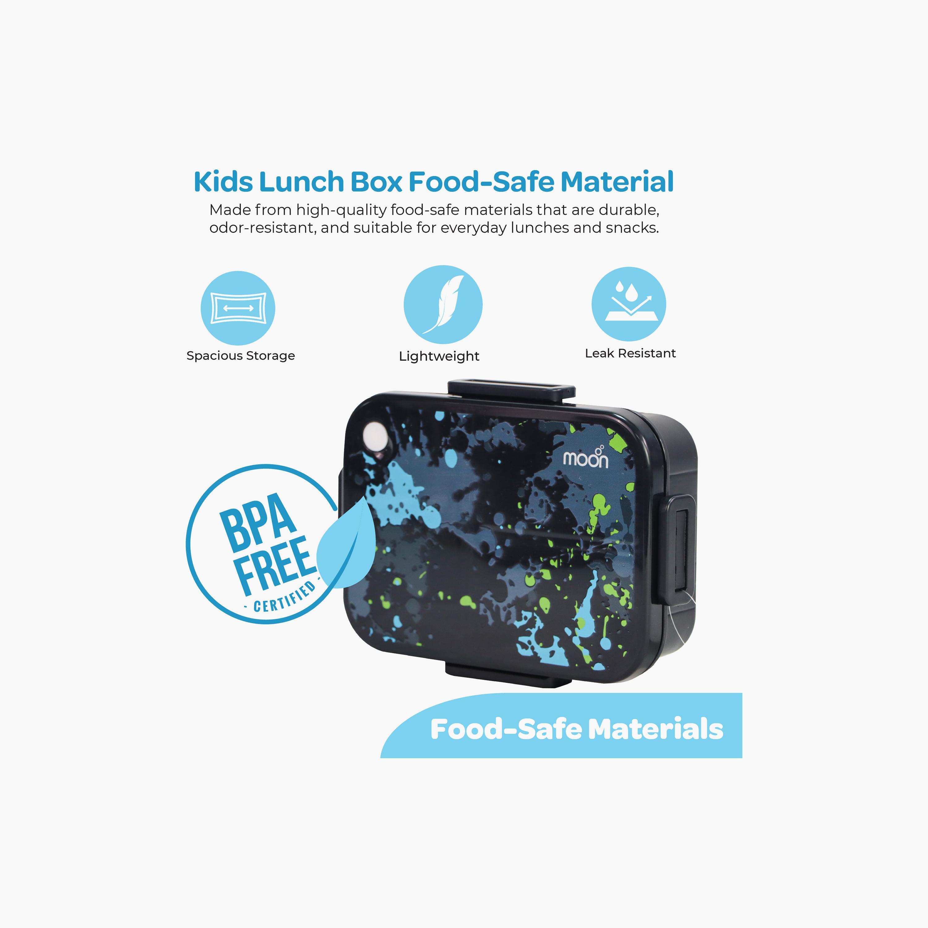 Moon Printed Insulated SS Leakproof Lunch Box-school-lunchessentials-lunchboxes-image-2