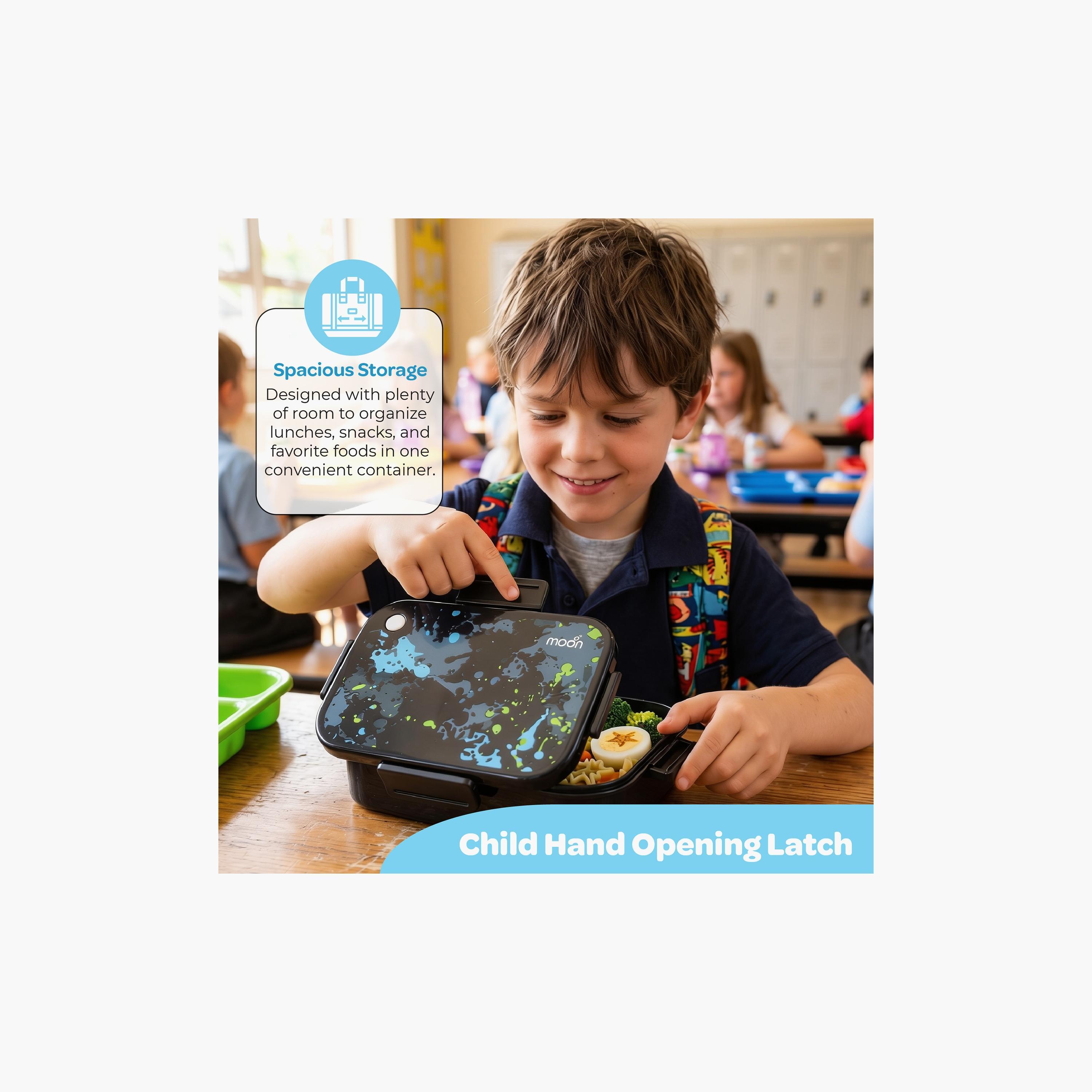 Moon Printed Insulated SS Leakproof Lunch Box-school-lunchessentials-lunchboxes-image-5