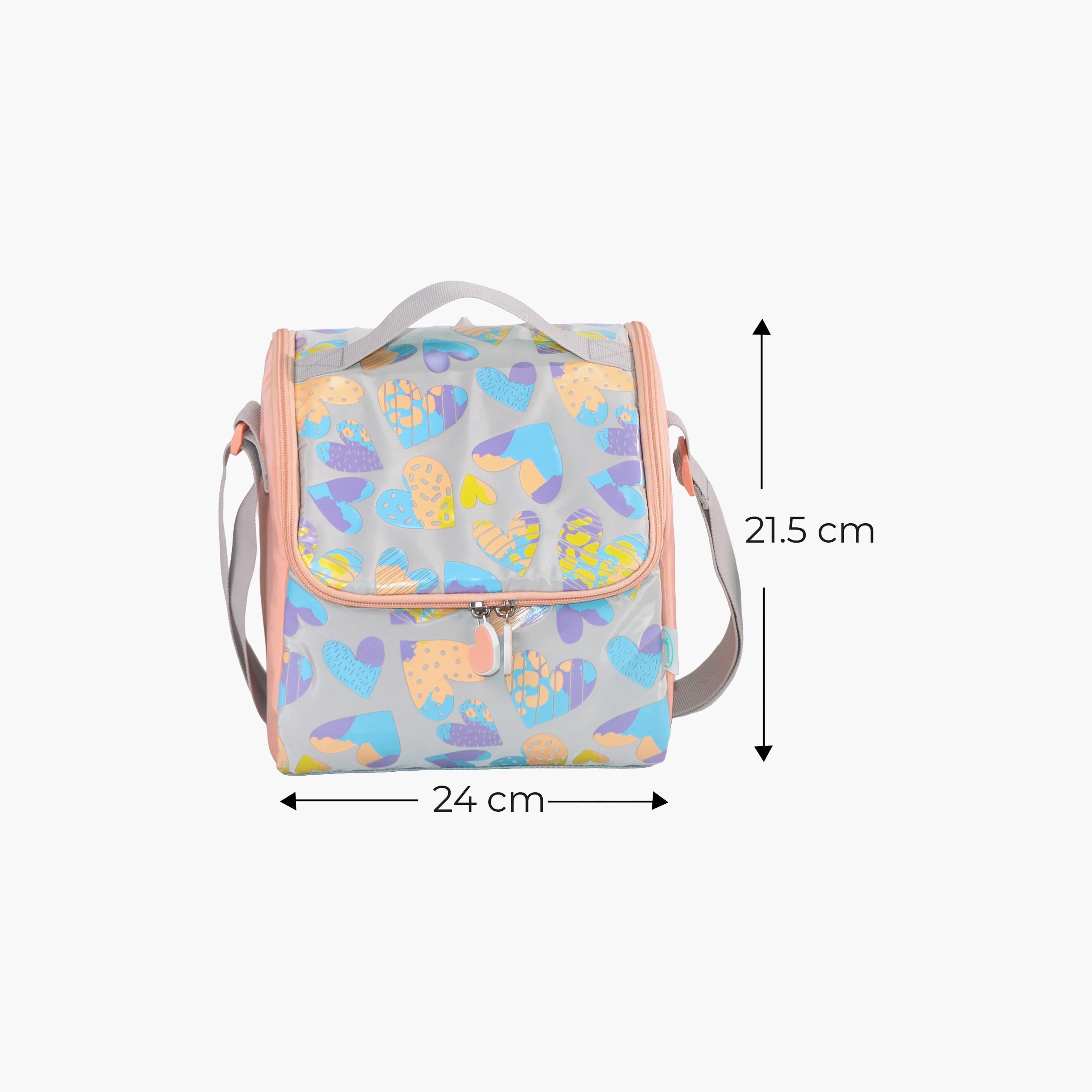 حقيبة غداء معزولة ومضادة للتسريب بنقشة قلوب من مون-school-lunchessentials-lunchbags-image-8
