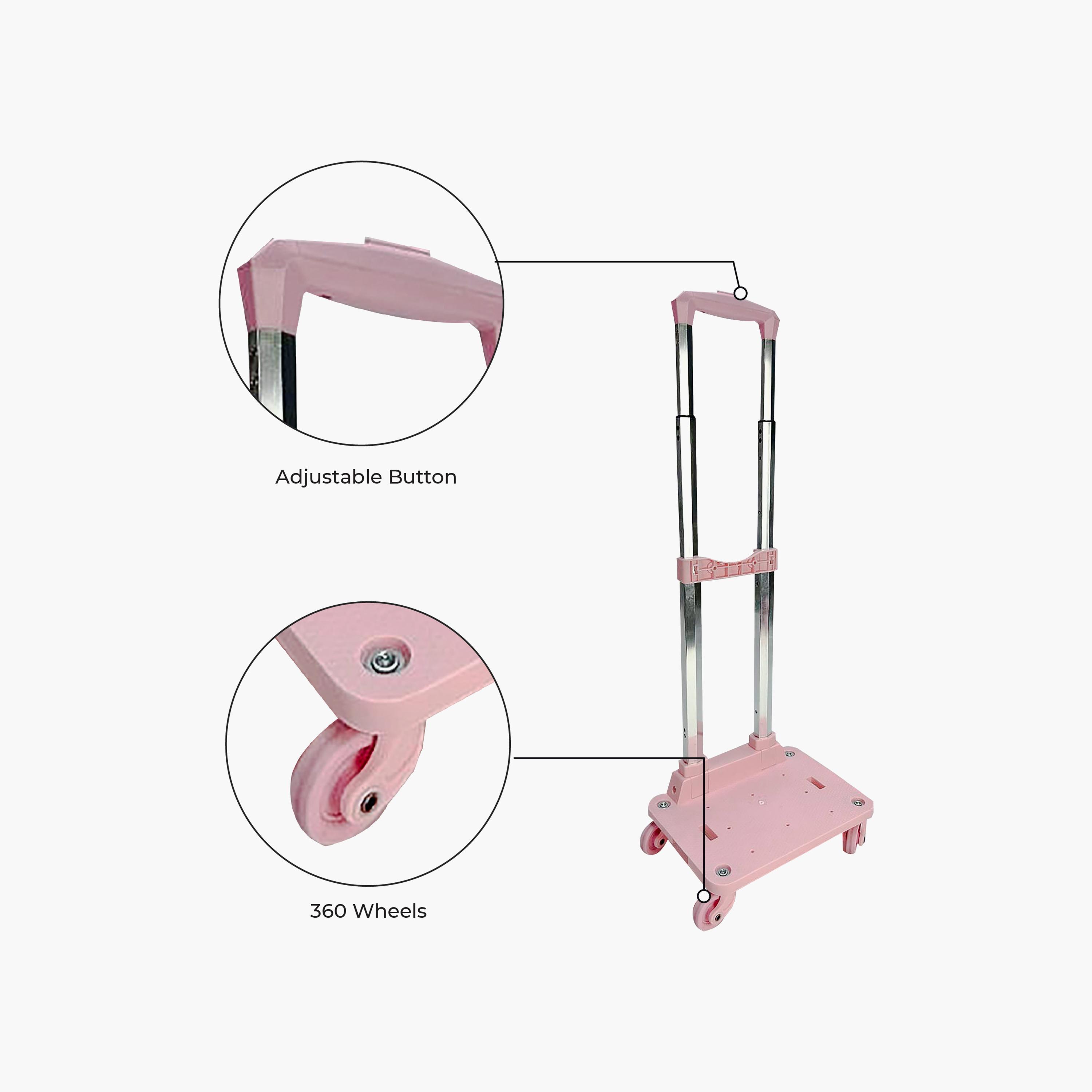 عربة حقائب مدرسية قابلة للطي بعجلات تدور 360 درجة للحقائب مقاس 18 بوصة من مون-school-bagsandbackpacks-trolleybags-image-6