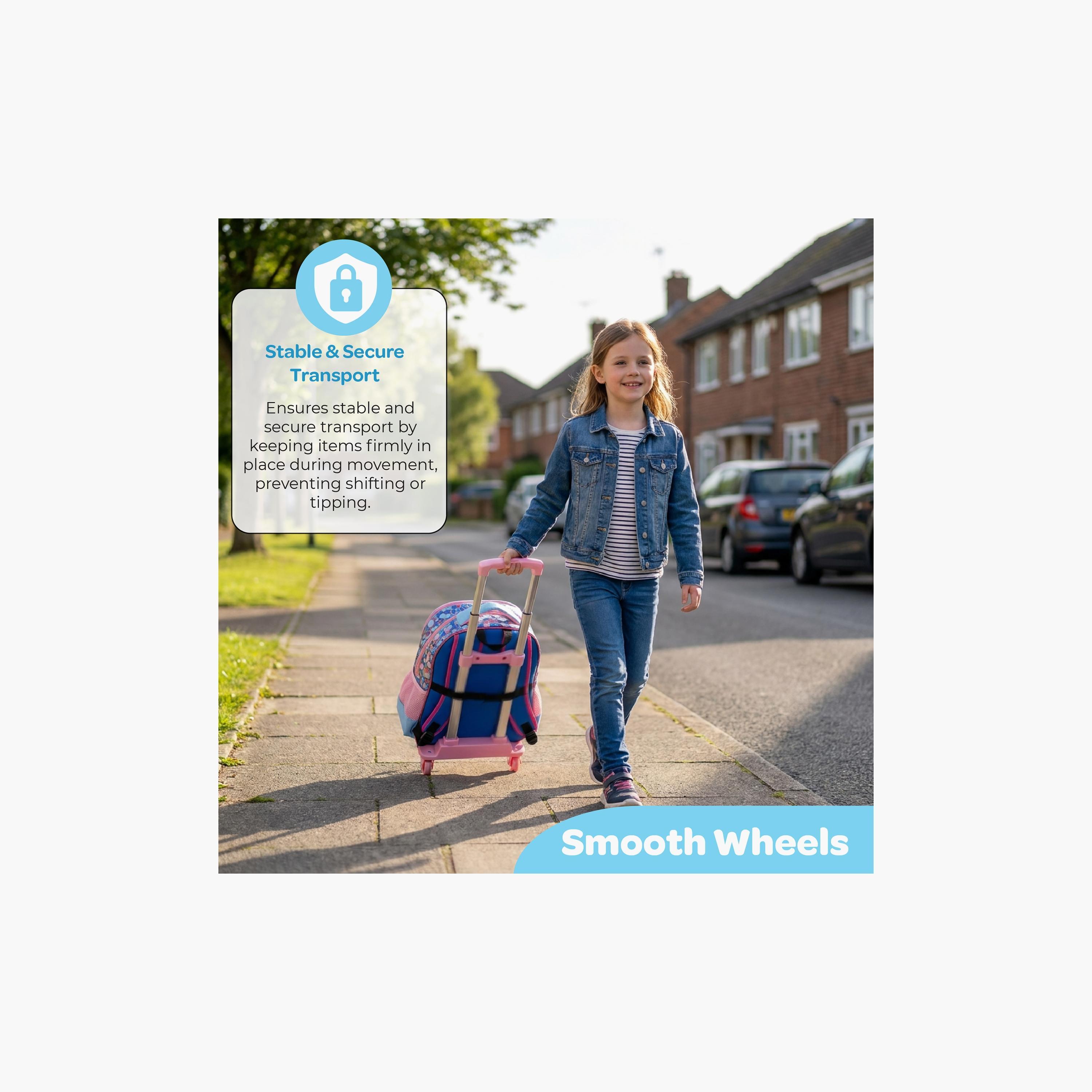 عربة حقائب مدرسية قابلة للطي بعجلات تدور 360 درجة للحقائب مقاس 18 بوصة من مون-school-bagsandbackpacks-trolleybags-image-7