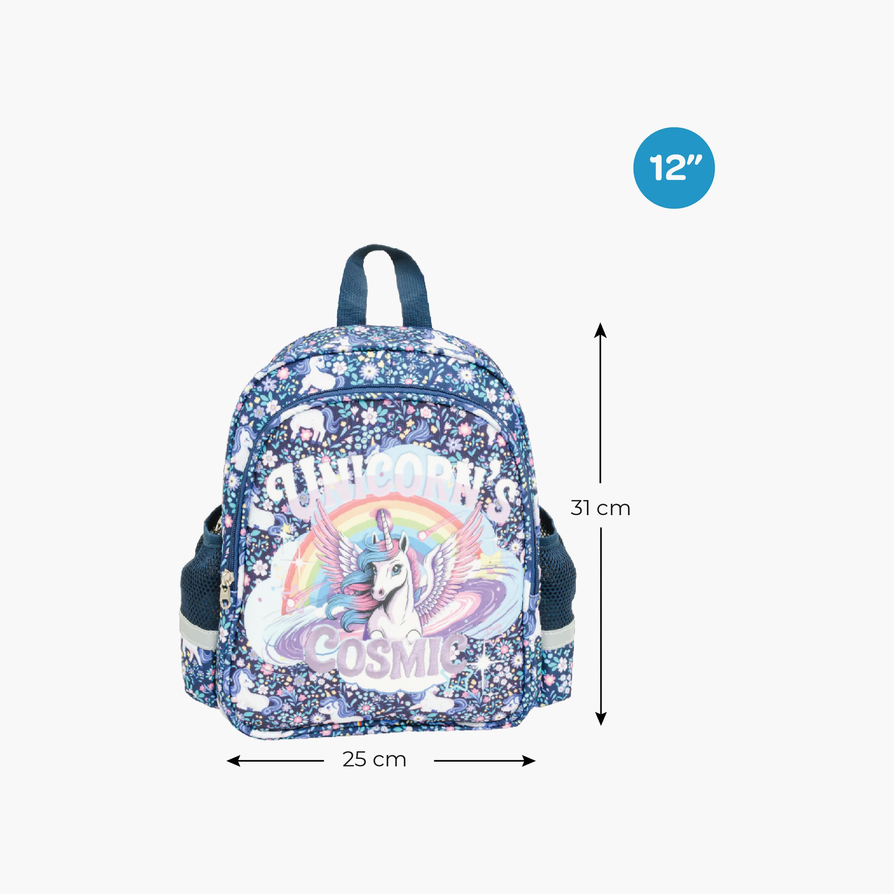 Moon Unicorn Premium School Backpack - 12 Inch-school-bagsandbackpacks-backpacks-image-2